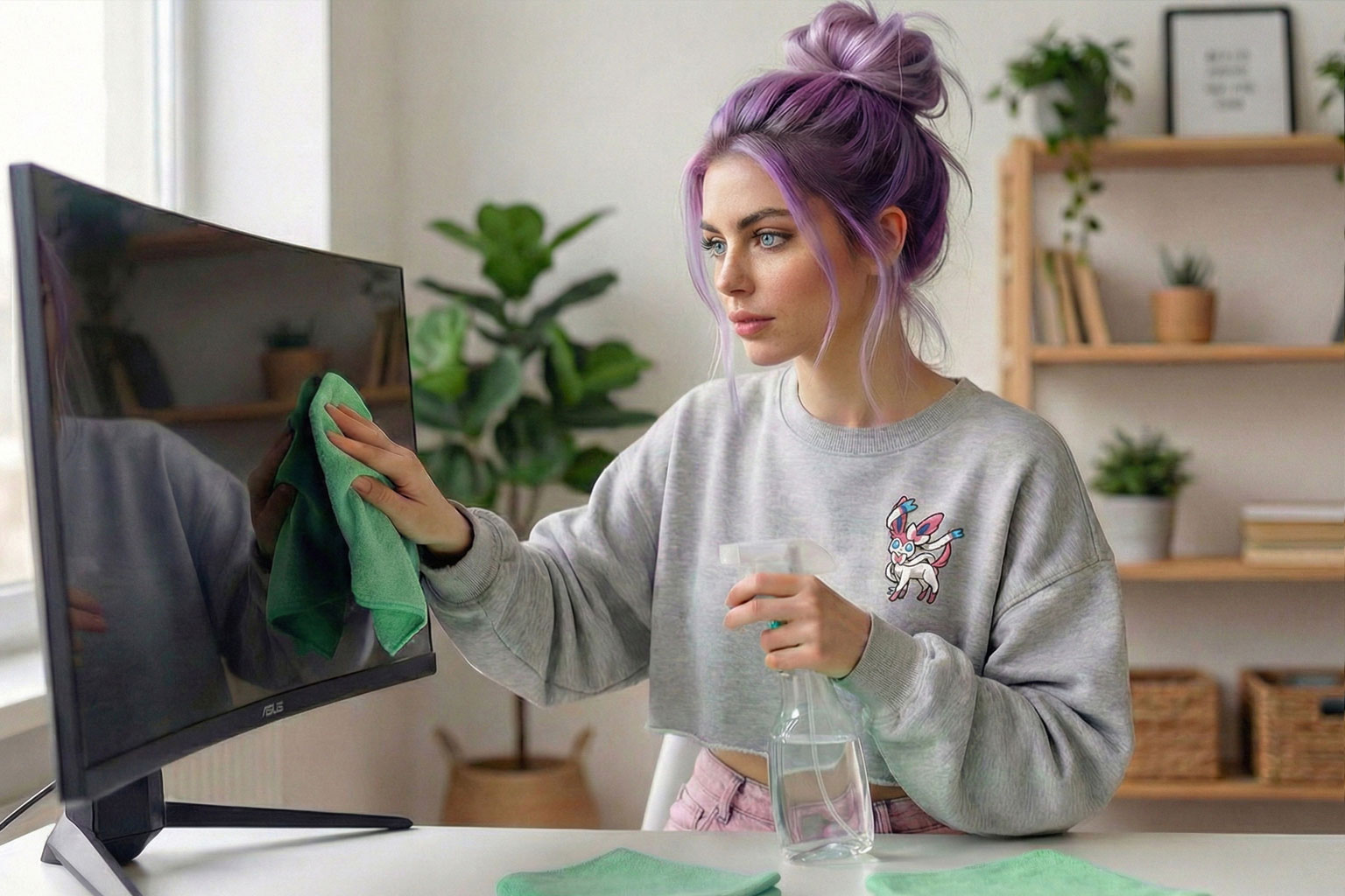 Come pulire il monitor del PC