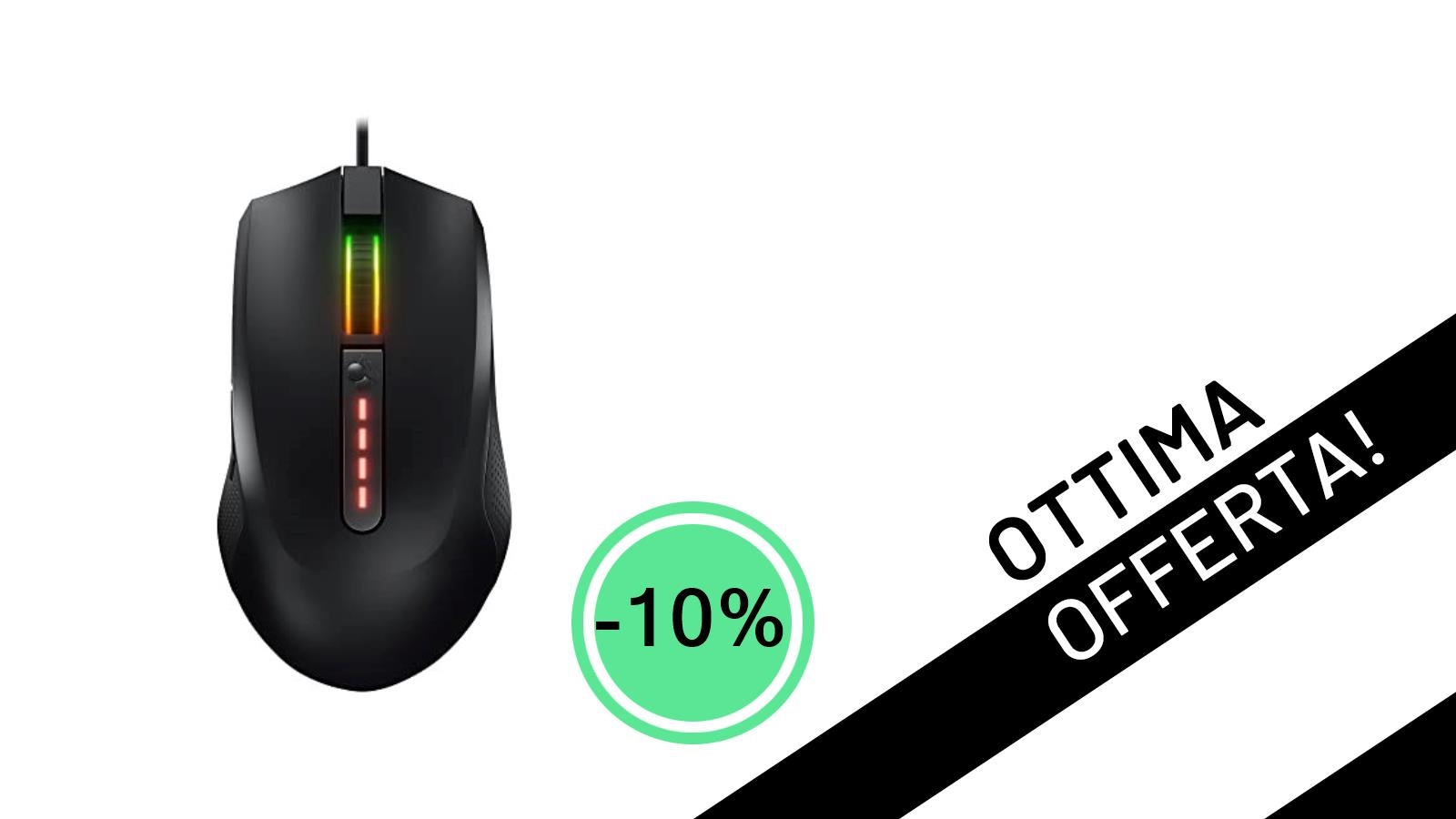 CHERRY MC 2.1: L'Offerta Imperdibile sul Mouse Gaming con Sensore Pixart a soli 36,05€!