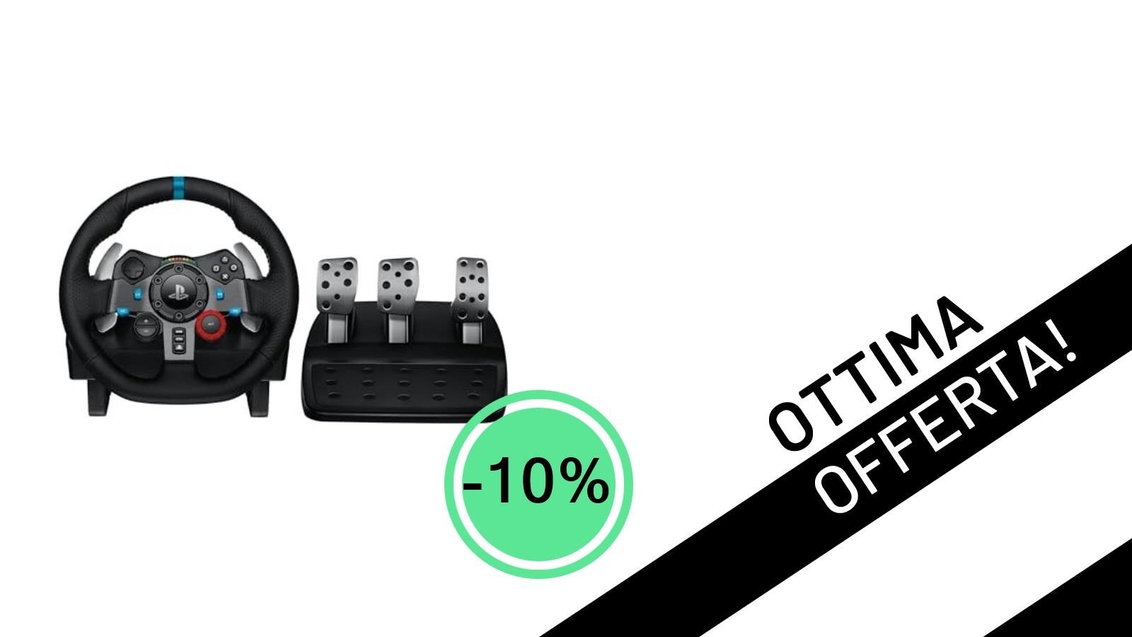 Sfreccia in pista: il volante Logitech G G29 Driving Force è in offerta a soli 189€!