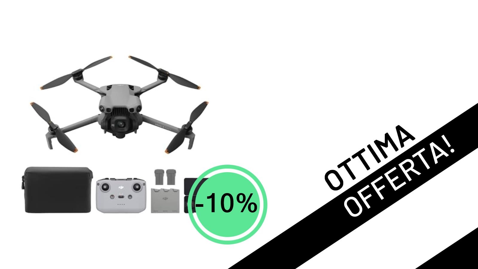 DJI Mini 5 Pro Combo Fly More: Cattura il Mondo in 4K a Soli 895,49€ con il -10%!