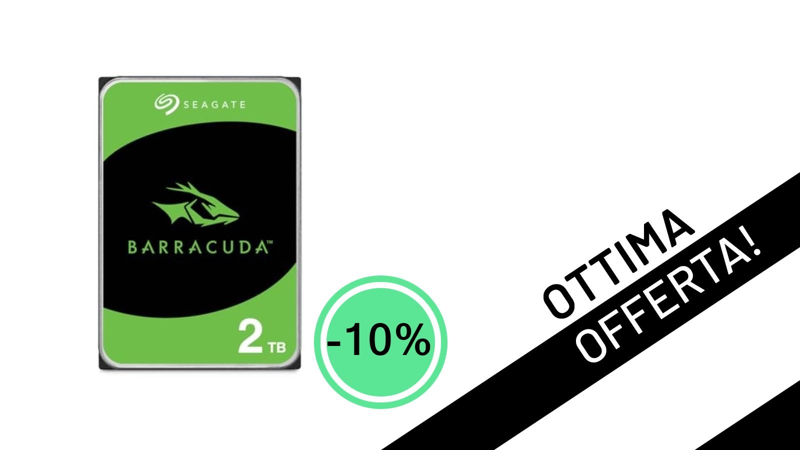 Espandi il tuo mondo digitale: Seagate BarraCuda 2TB in offerta imperdibile a soli 81,99€!