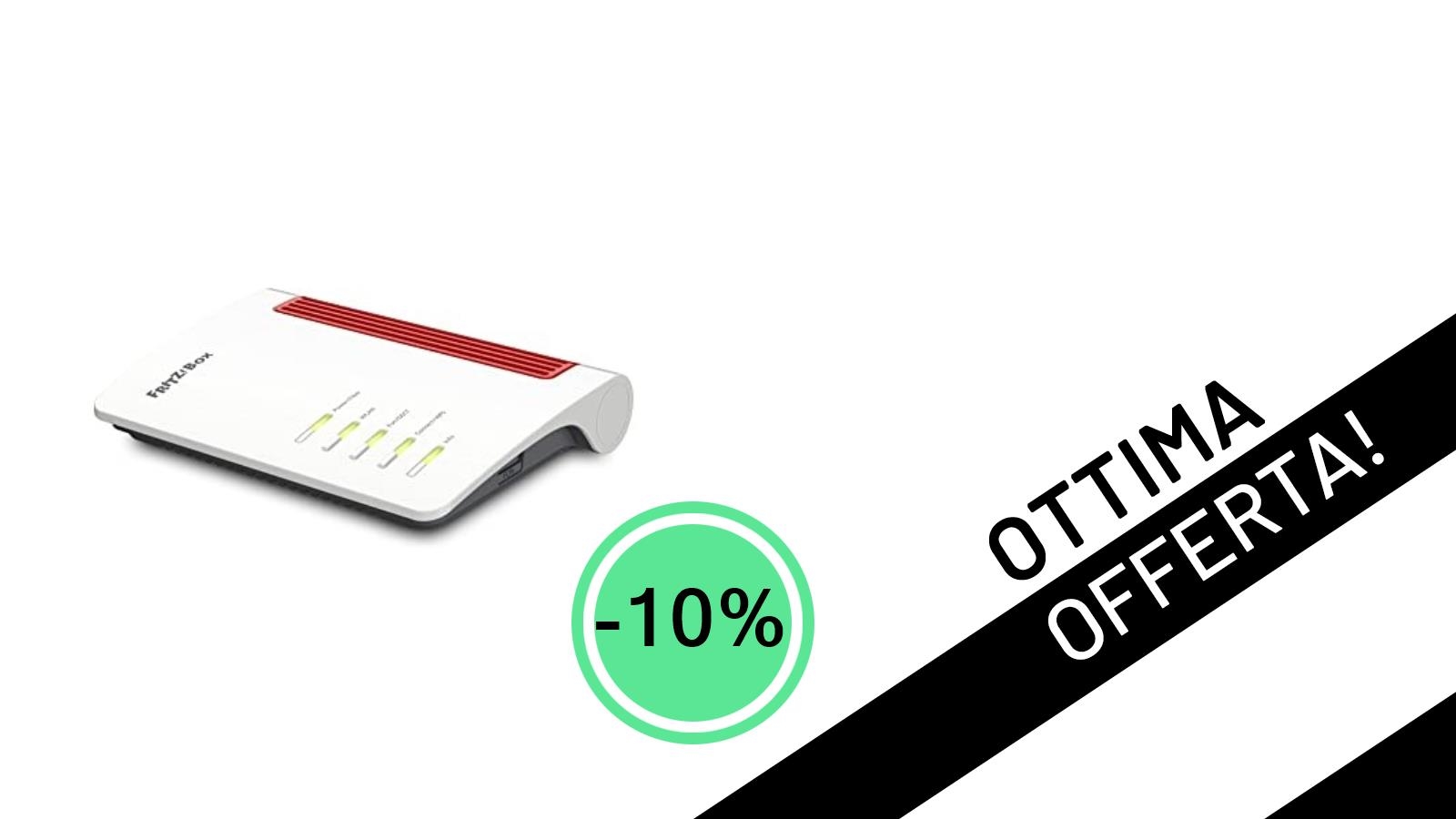 AVM FRITZ!Box 5530 Fiber: Il tuo internet vola con il Wi-Fi 6, ora con il 10% di sconto!