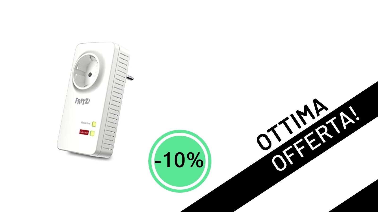 Connessione Perfetta in Ogni Stanza: FRITZ!Powerline 1220E Scontato del 10% – Un Affare da Non Perdere!