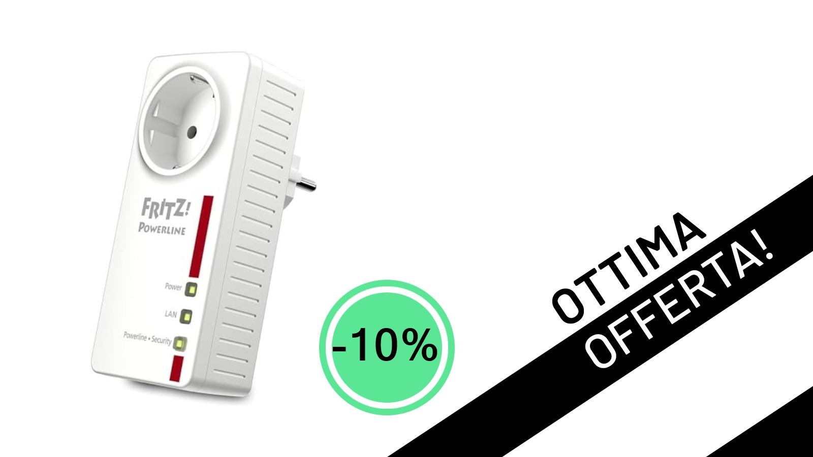 Connessione Perfetta in Ogni Stanza: FRITZ!Powerline 1220E Scontato del 10% – Un Affare da Non Perdere!