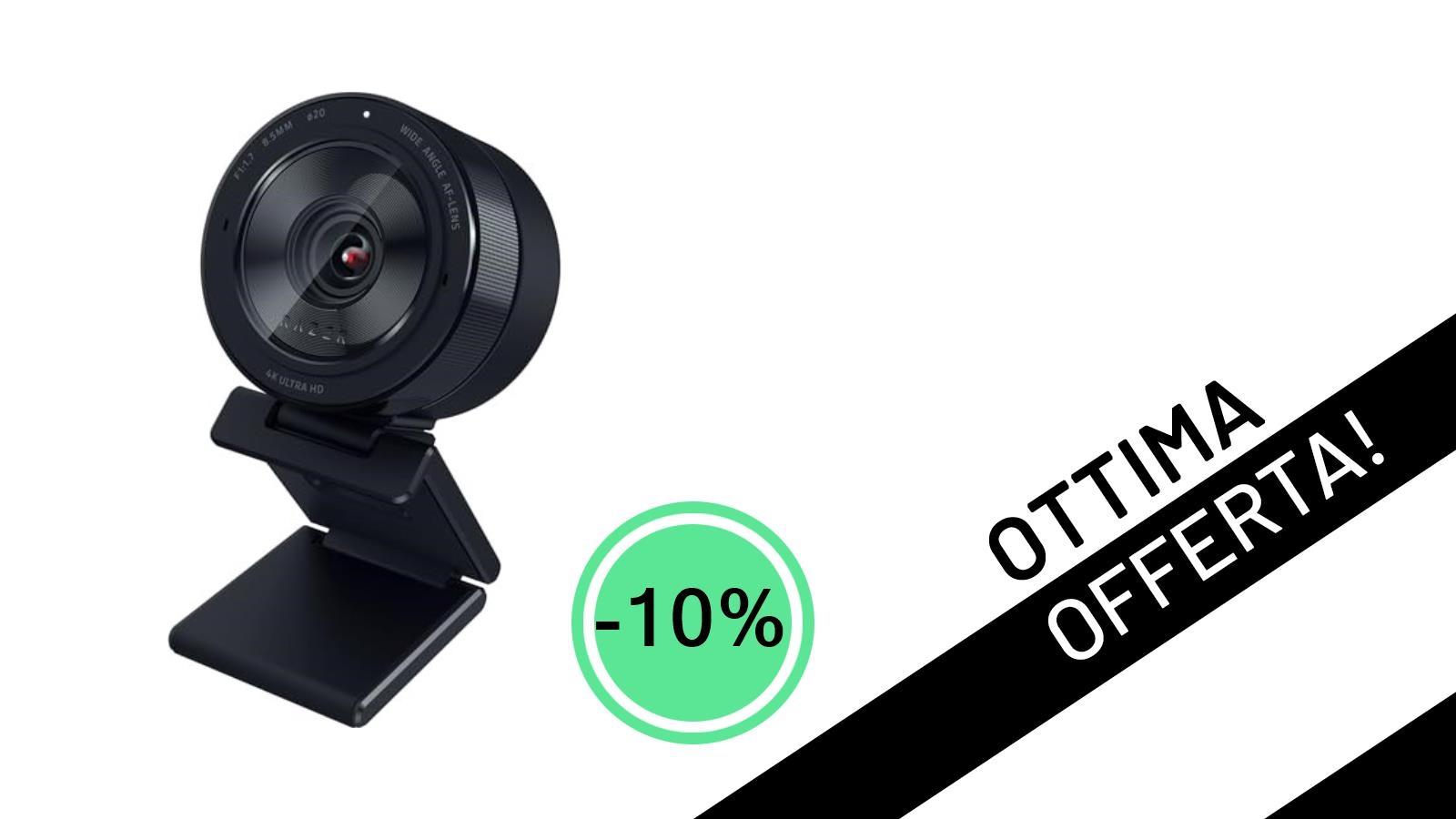 Offerta Imperdibile: Razer Kiyo Pro Ultra – La Webcam 4K Definitiva per Creator Scontata del 10%!