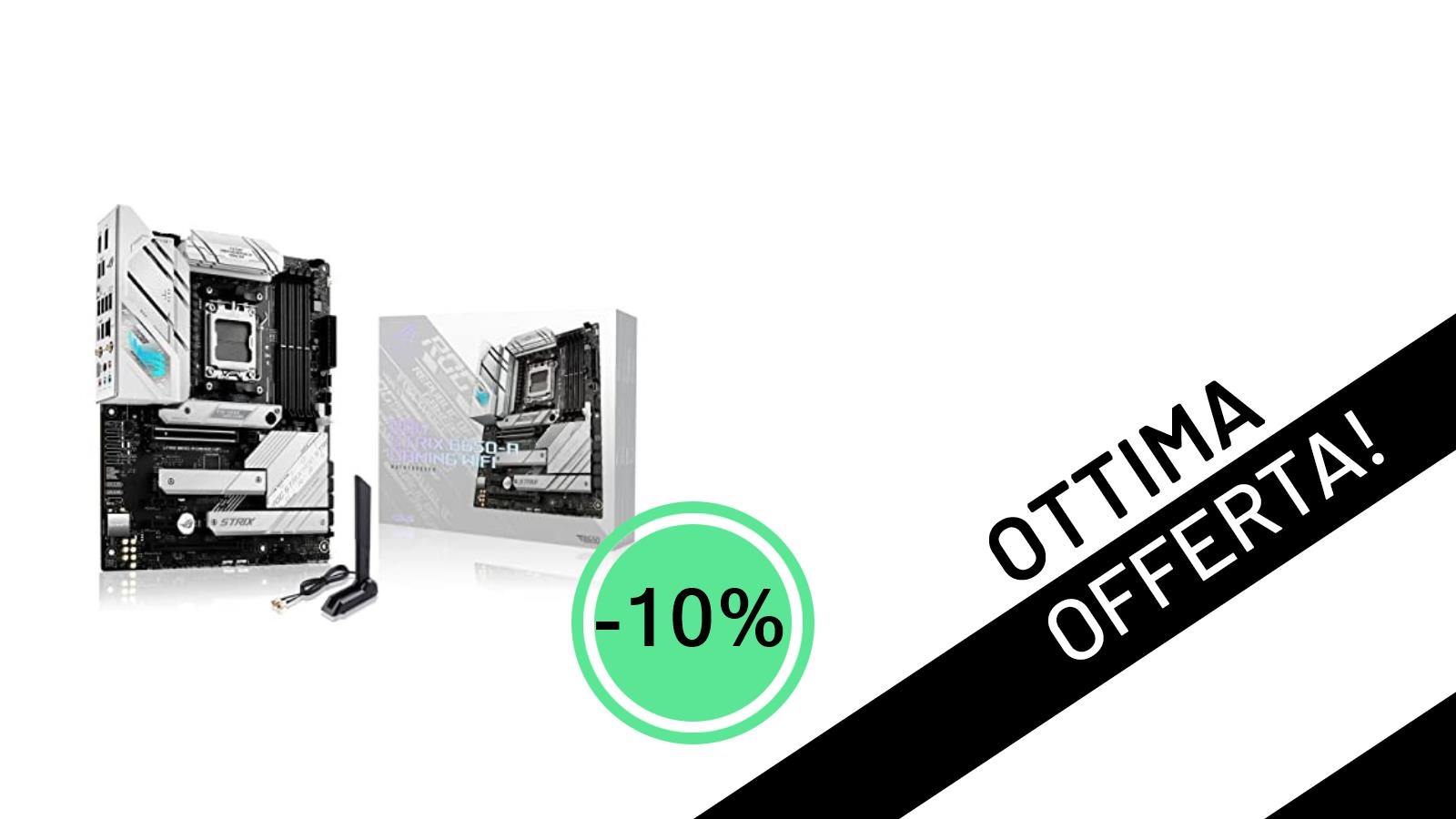 Un'Offerta da Non Perdere: La Scheda Madre ASUS ROG STRIX B650-A GAMING WIFI al Minimo Storico!
