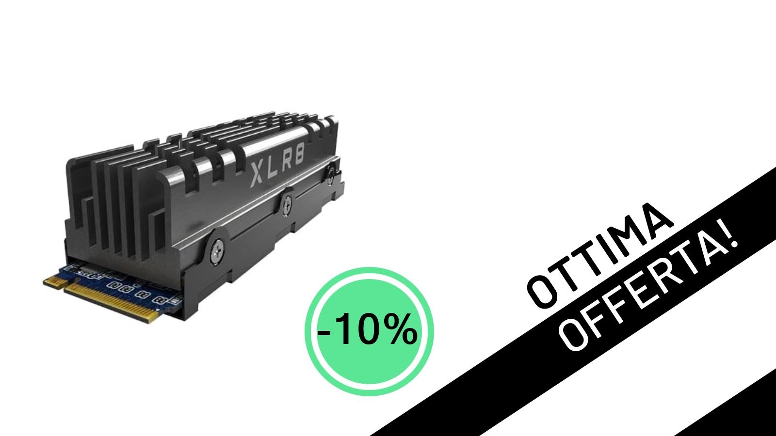 PNY XLR8 CS3040 M.2 NVMe Gen4 x4 da 2TB: Velocità Incredibile con Sconto del 10%!