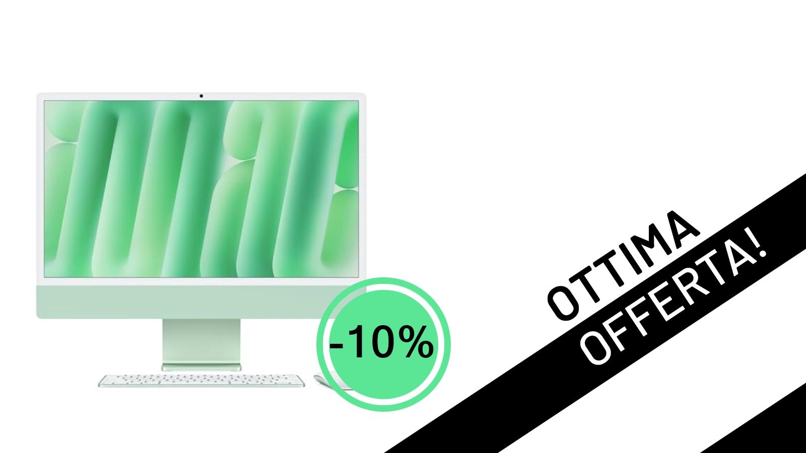 Offerta Imperdibile: Apple iMac M4 All-in-One con Sconto del 10% – Tua a Soli 1.599,00€!