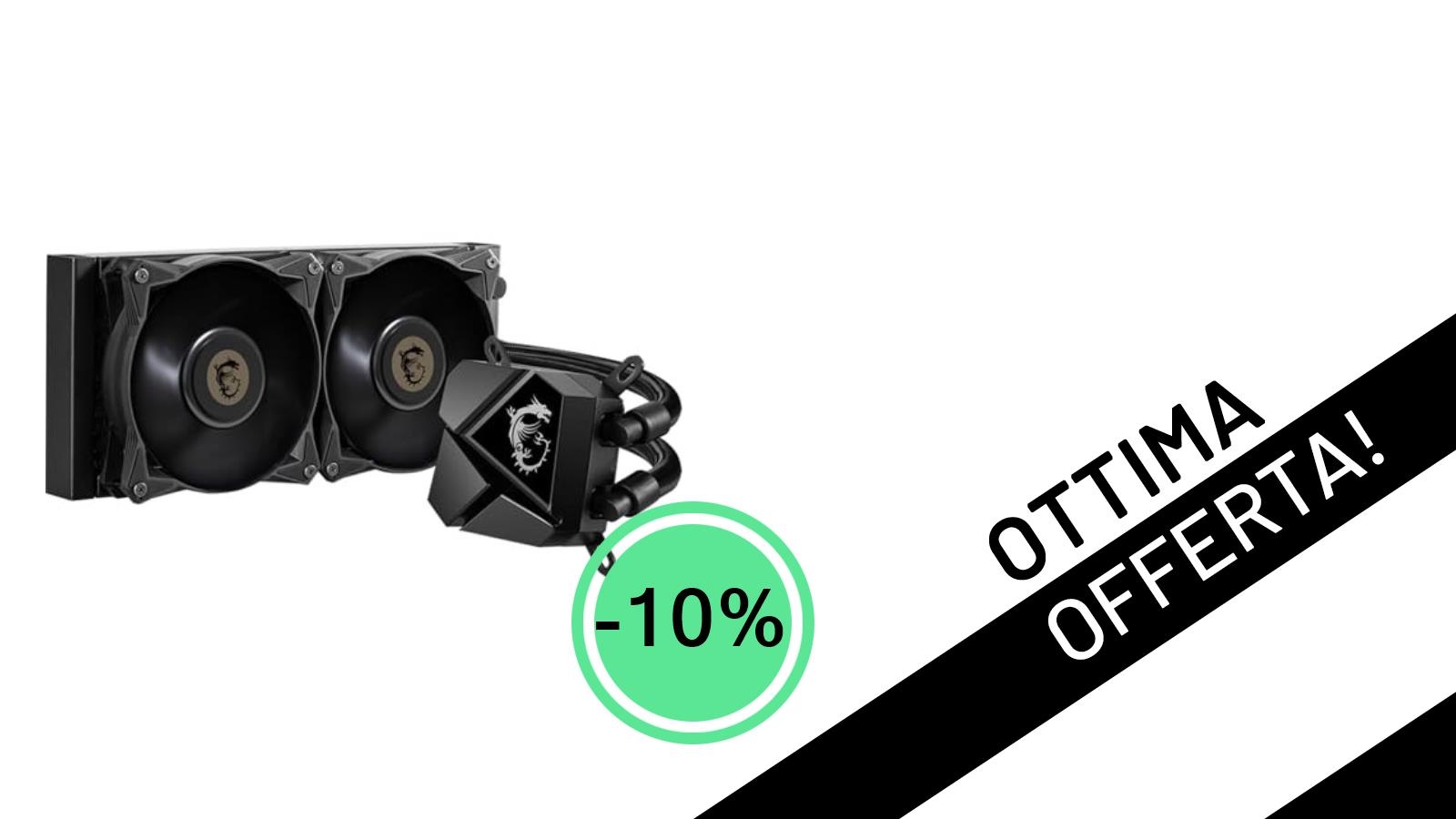 Offerta imperdibile: MSI MAG CORELIQUID P240 al -10%, raffreddamento top a 97,74€!