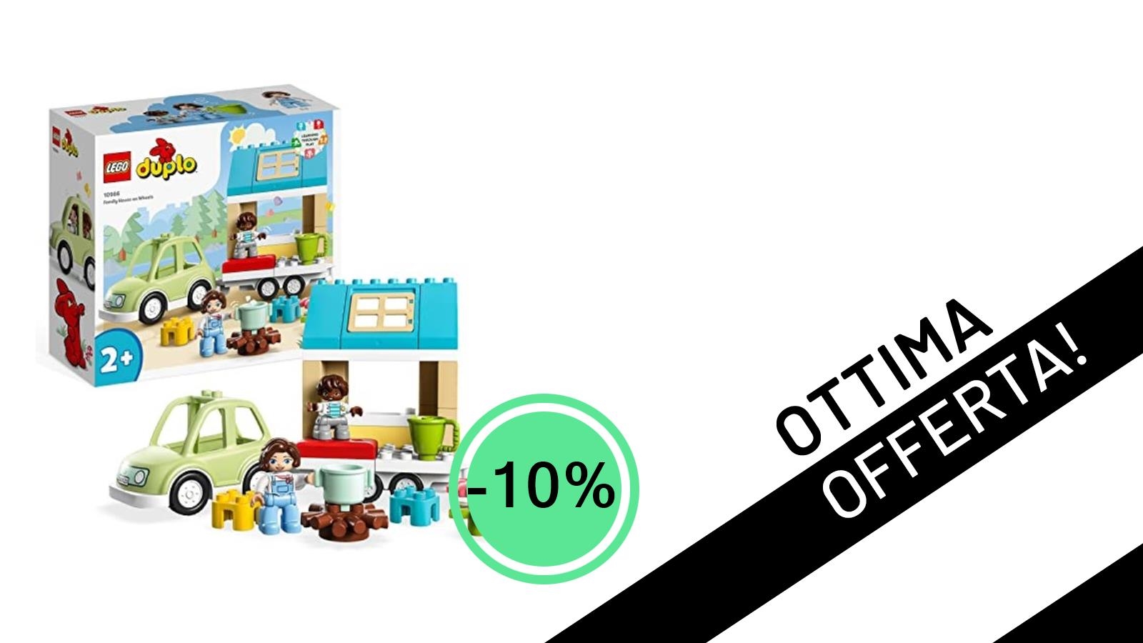LEGO DUPLO Town Casa su Ruote: Avventura e Imparare Giocando, ora in Sconto!