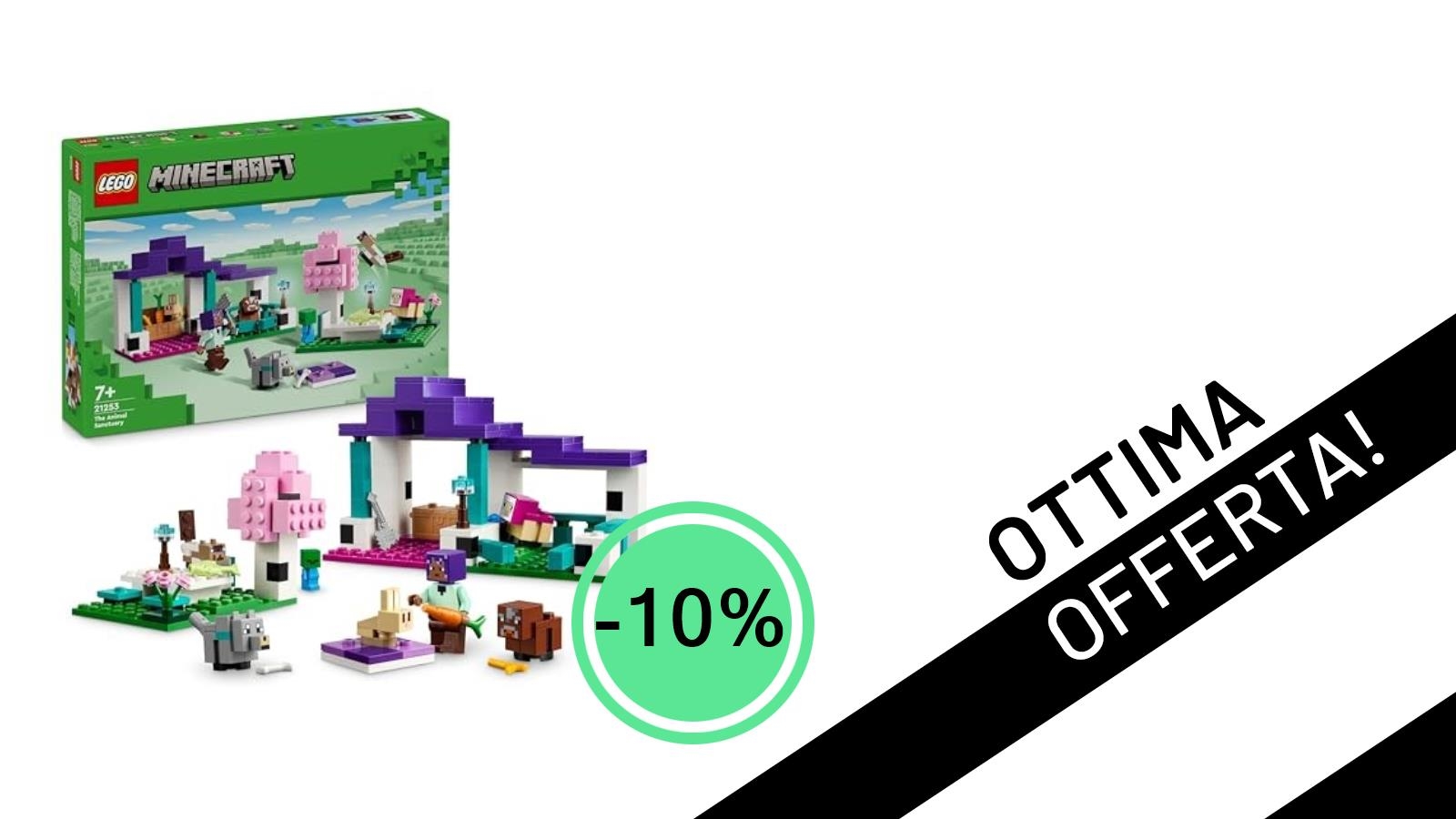 LEGO Minecraft in Offerta: Il Santuario degli Animali a un Prezzo Mai Visto!