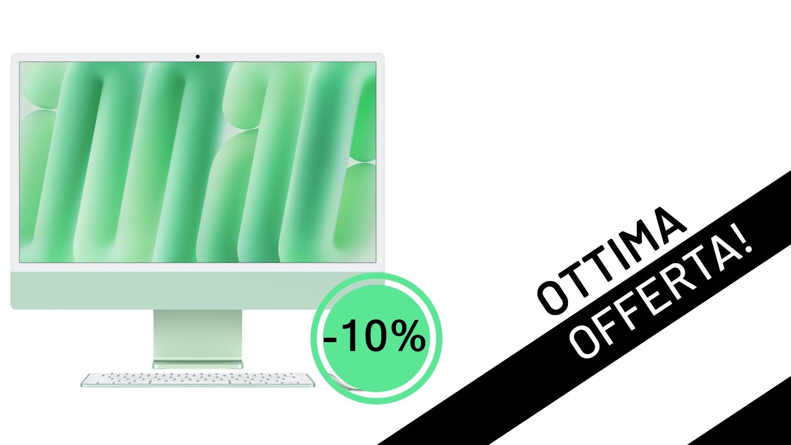 Offerta Imperdibile: Apple iMac M4 All-in-One con Sconto del 10% – Tua a Soli 1.599,00€!