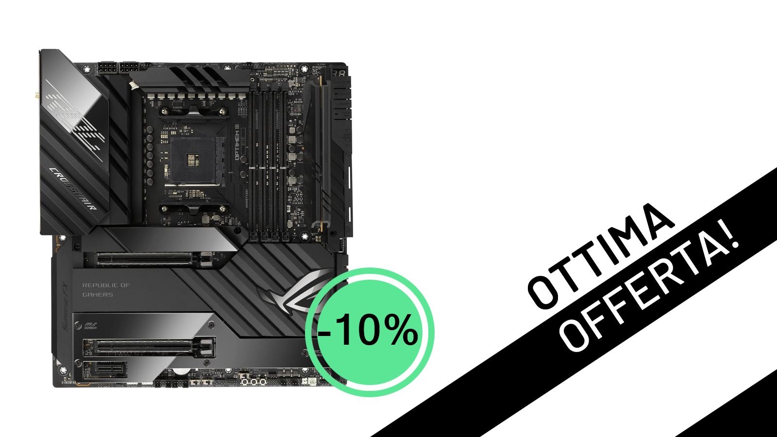Offerta Esclusiva: ASUS ROG CROSSHAIR VIII EXTREME, la Scheda Madre Definitiva, Scontata del 10%!
