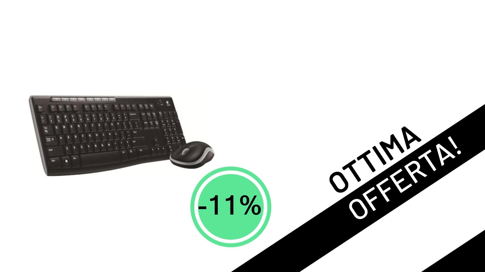 Logitech MK270 Combo: La Tastiera Gaming Versatile in Offerta a soli 24,90€!