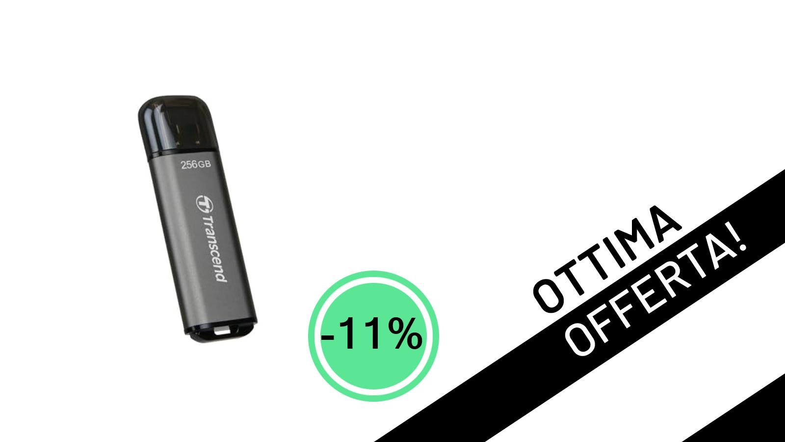 Non perdere l'occasione: Chiavetta USB Transcend JetFlash 920 da 256 GB in super offerta!