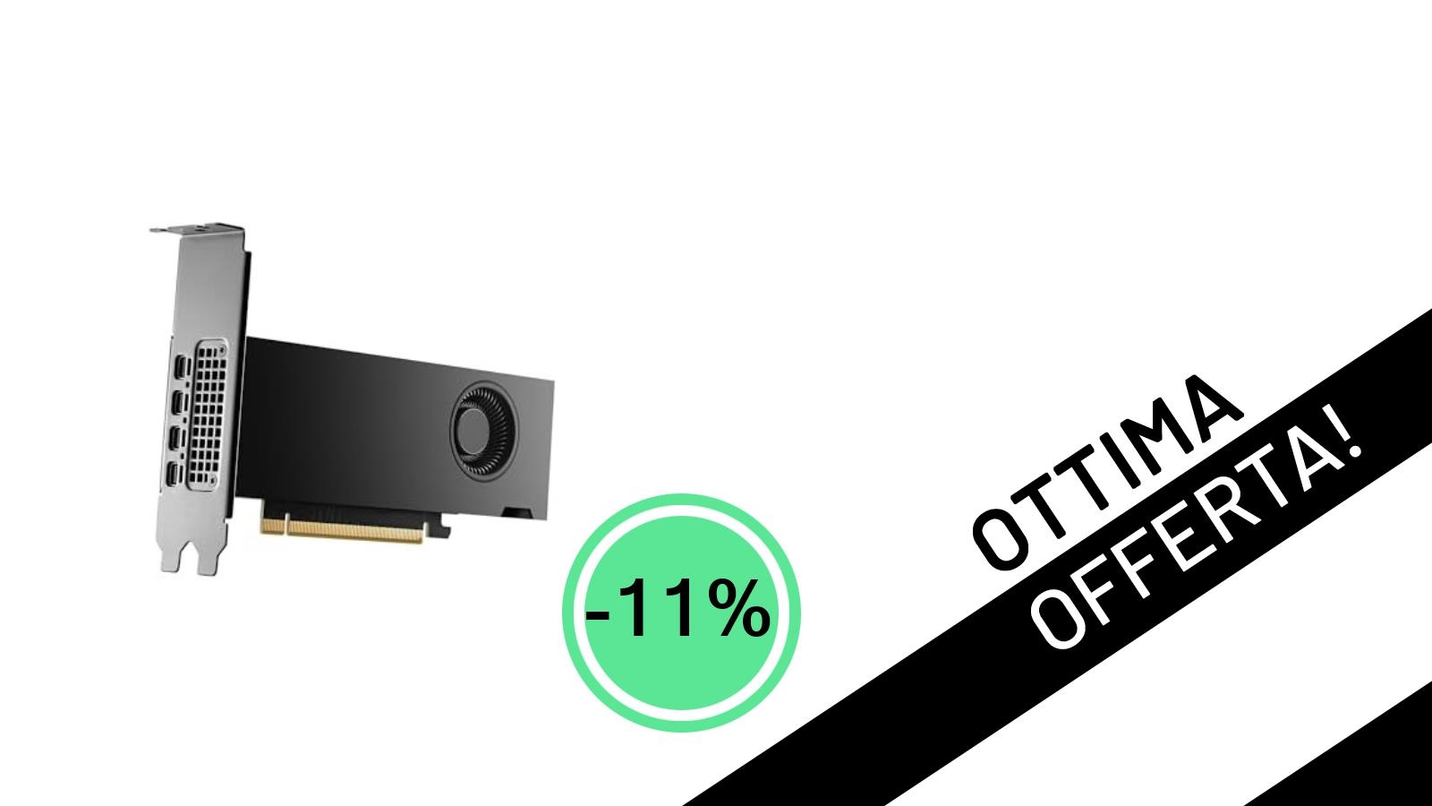 PNY NVIDIA RTX 2000 Ada Generation: La Scheda Video Professionale al Minimo Storico con un Super Sconto!