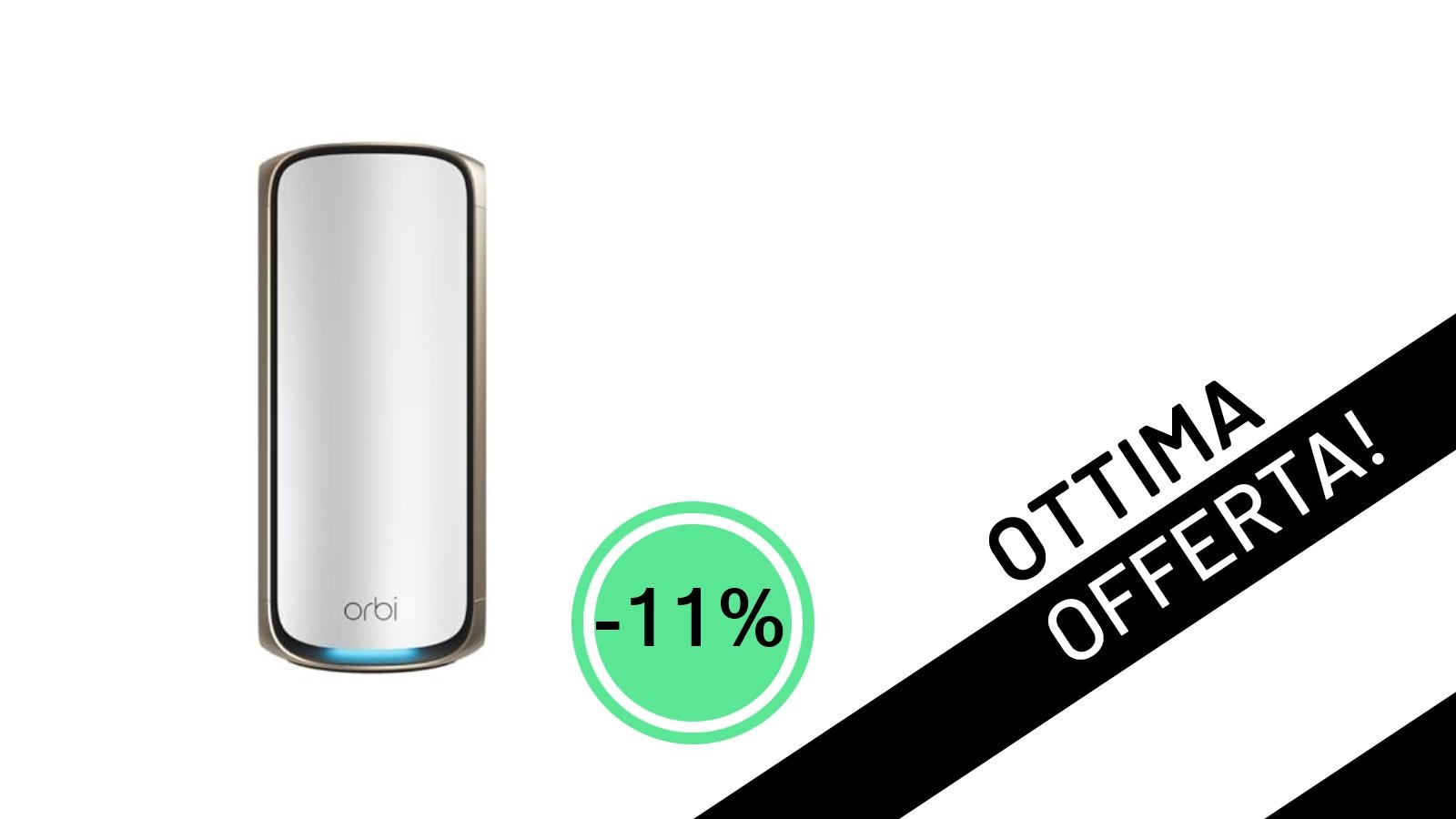 NETGEAR Orbi WiFi 7: Potenzia la tua rete Mesh con il Satellite RBE970, ora in offerta esclusiva!