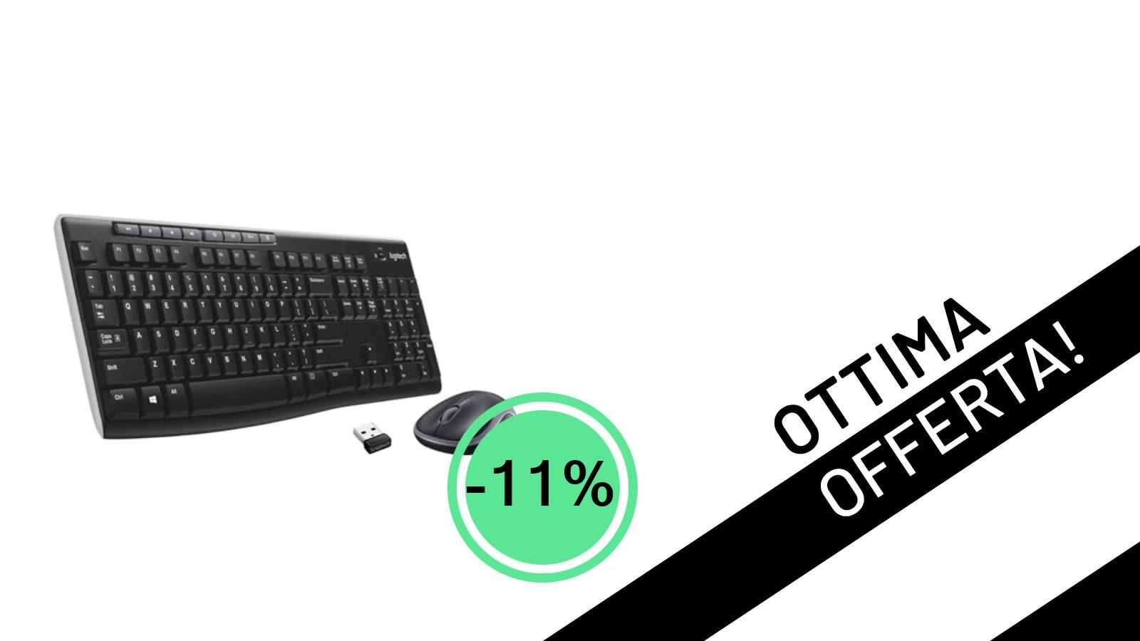 Logitech MK270 Combo: La Tastiera Gaming Versatile in Offerta a soli 24,90€!