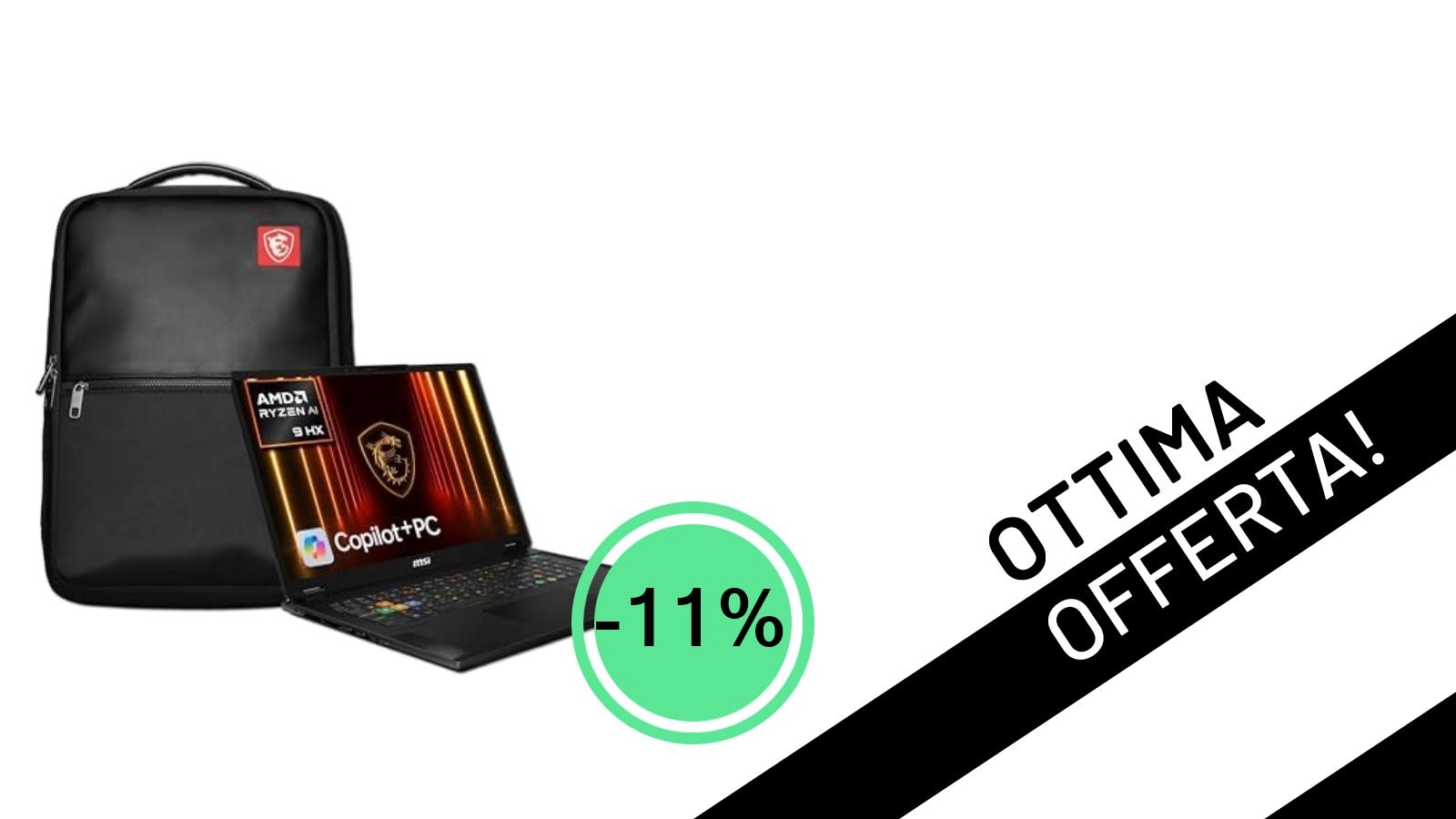 MSI Stealth A18 AI+: Il Notebook Gaming con RTX 5070 Ti e AMD Ryzen AI 9HX scende a 3.099,00€ con uno sconto imperdibile!