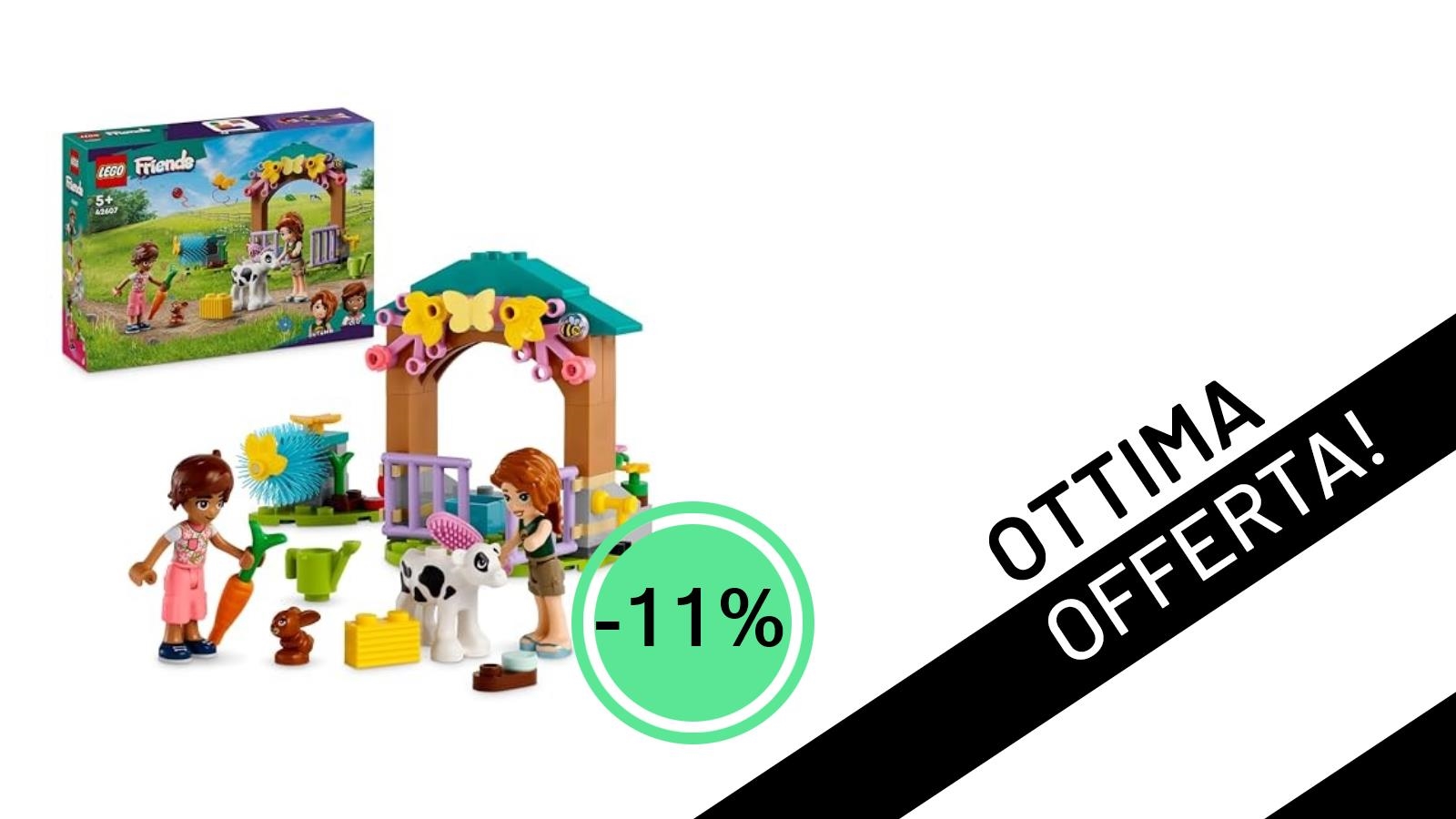 Affare Imperdibile! LEGO Friends Stalla del Vitellino di Autumn Scontato del 11% a soli 8,89€!