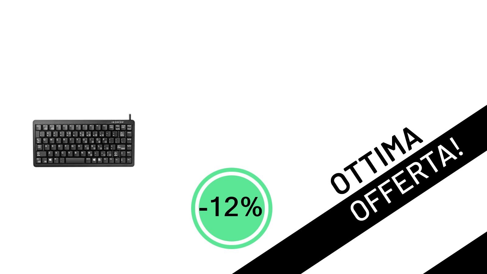 CHERRY G84-4100: L'Iconica Tastiera Meccanica Gaming Compatta al -12%, Solo 70,37€!