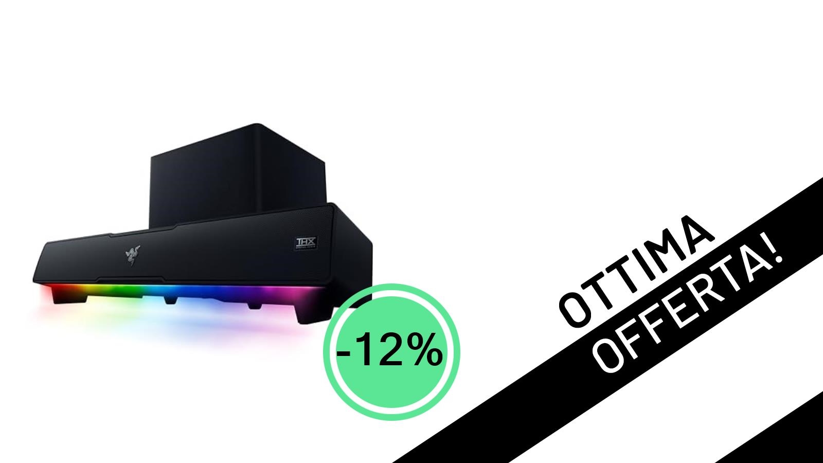 Razer Leviathan V2: l'audio surround che stavi cercando, ora in offerta imperdibile!
