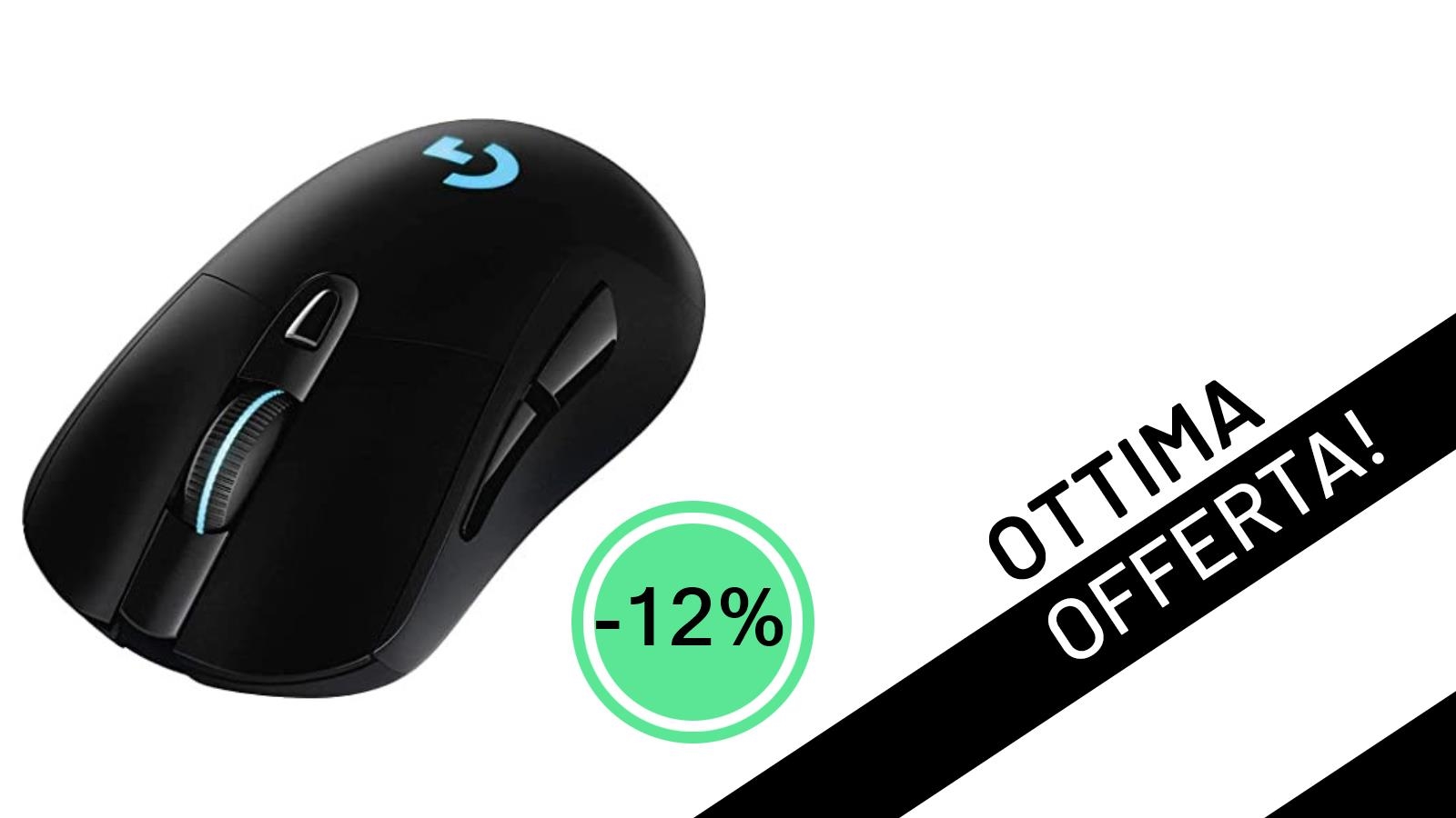 Offerta imperdibile: il mouse gaming Logitech G G703 LIGHTSPEED al minimo storico con il -12% di sconto!