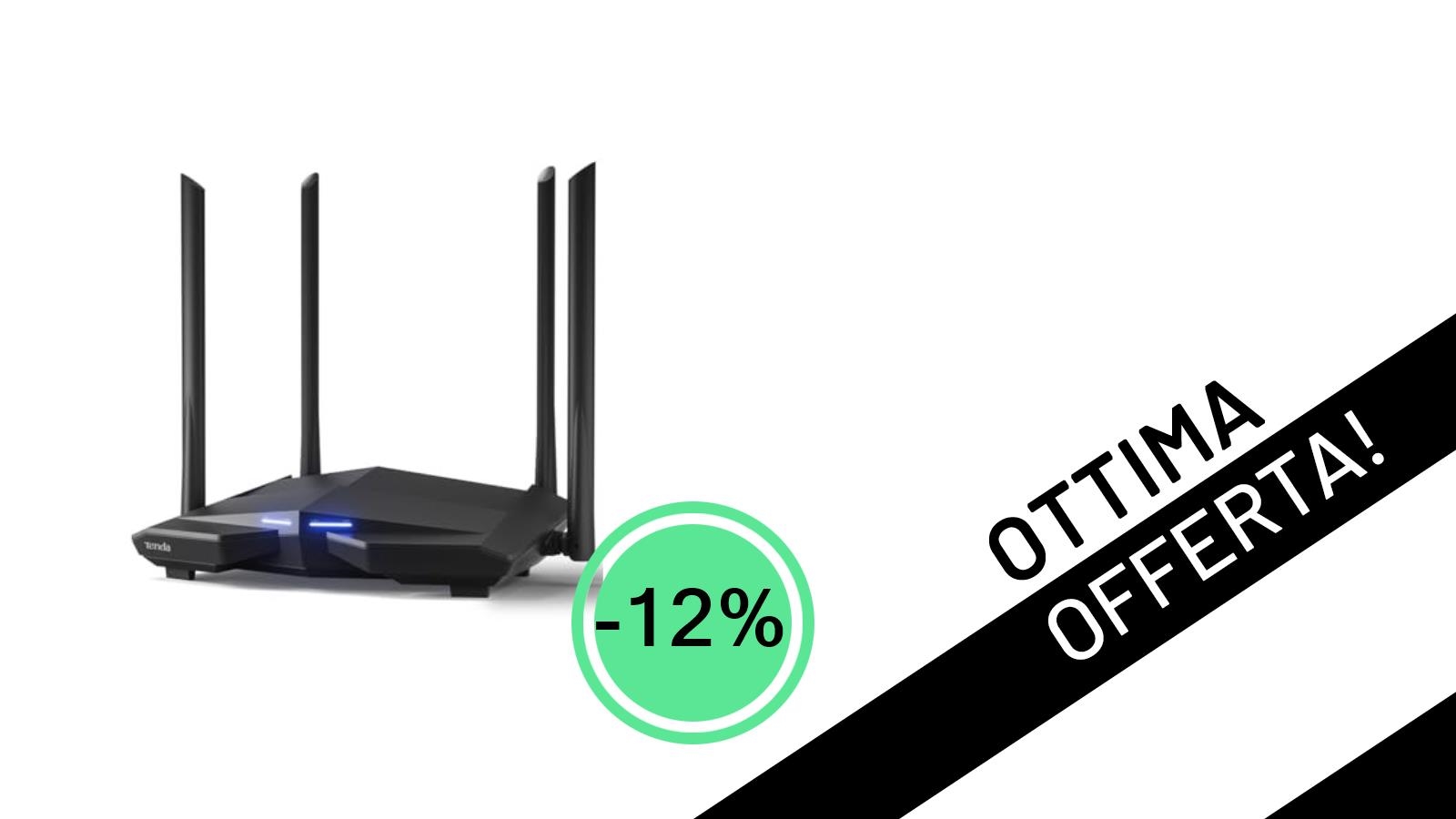 Velocità Gigabit a un Prezzo Sbalorditivo: Il Router Tenda AC10 Scontato del -12% a soli 29,00€!