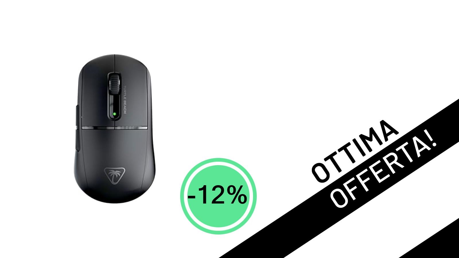Turtle Beach Burst II Air: Il Mouse Gaming Wireless Ultraleggero è in Offerta Scontato del 12%!