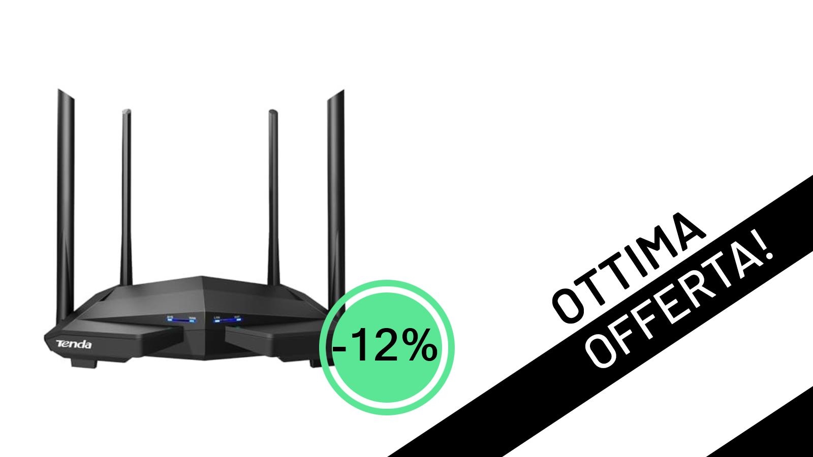 Velocità Gigabit a un Prezzo Sbalorditivo: Il Router Tenda AC10 Scontato del -12% a soli 29,00€!