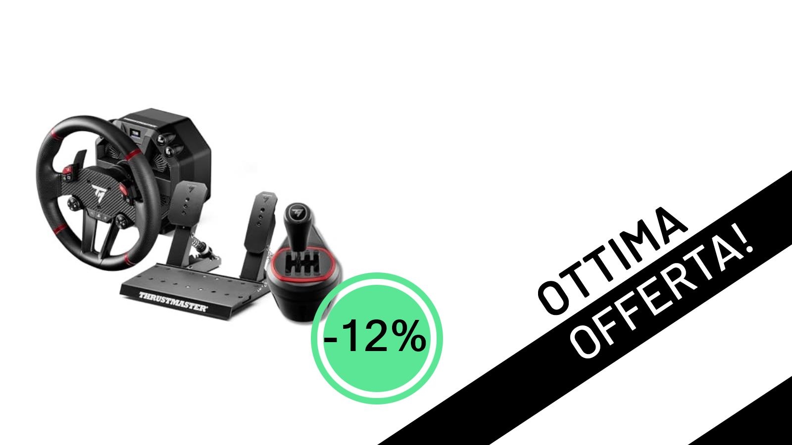 Offerta Imperdibile: Il Pacchetto Sim Racing Thrustmaster T598 + TH8S Scende a 489,98€!