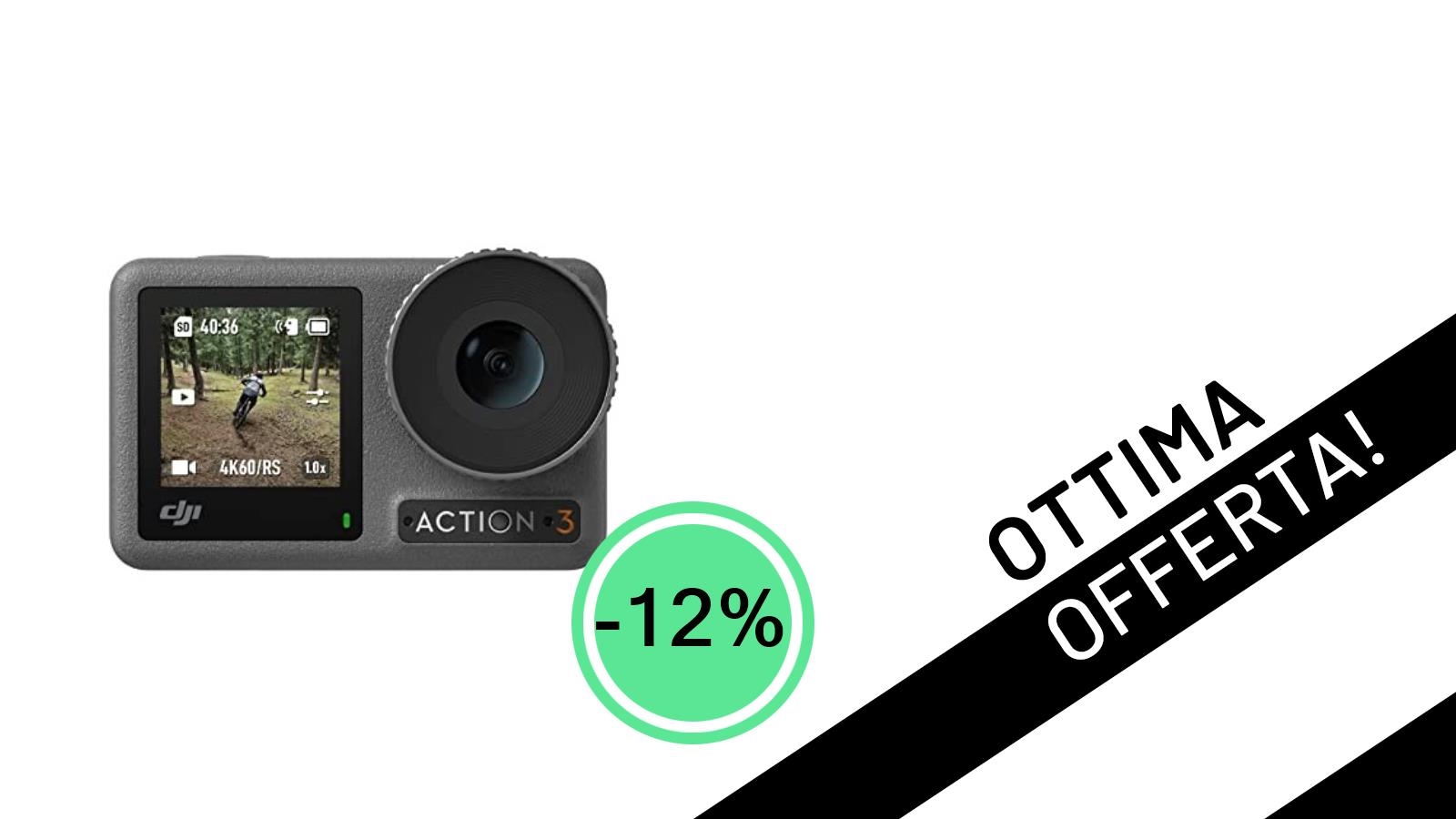 Offerta Imperdibile: La DJI Osmo Action 3 Combo Standard a soli <strong>219,00€</strong>!
