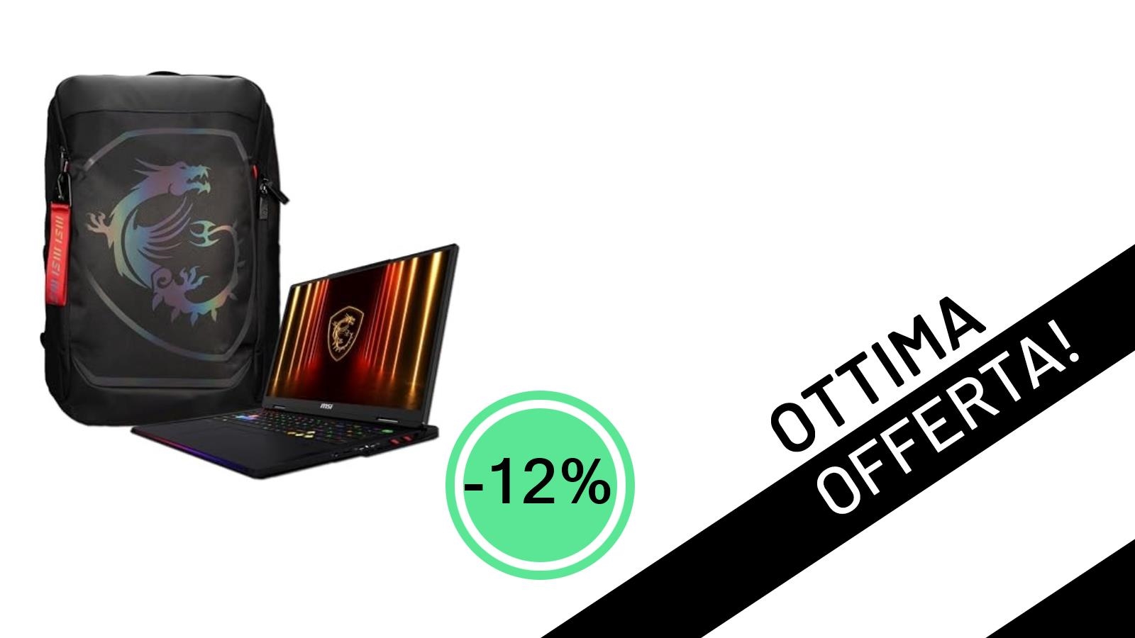 MSI Raider 18 HX AI: La Potenza Gaming Definitiva Scontata del 12%!