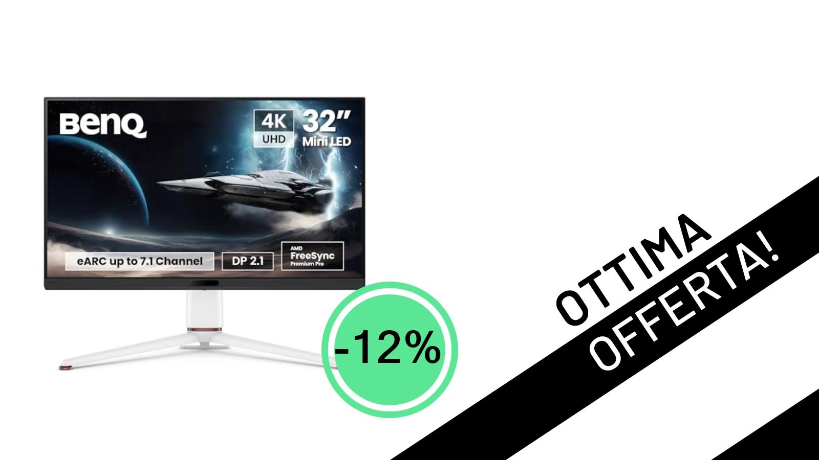 Offerta Imperdibile: Il Monitor Gaming BenQ MOBIUZ EX321UX 4K Mini LED al suo Prezzo Migliore!