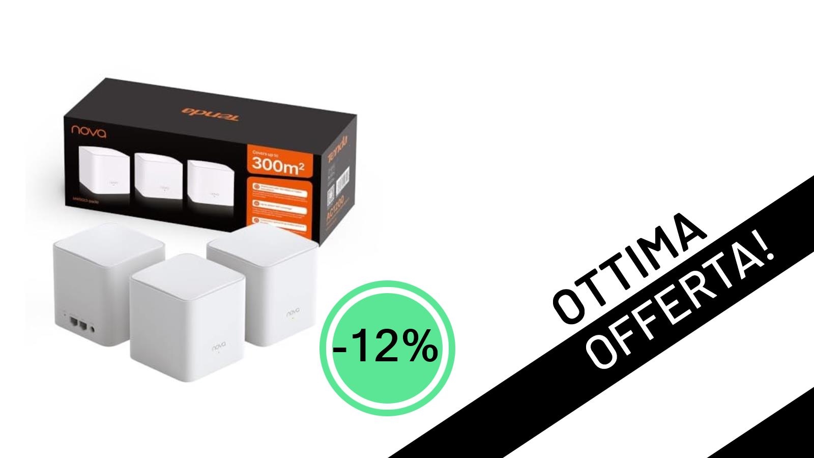 Addio Zone d'Ombra: Il Sistema WiFi Mesh Tenda Nova MW5G Sbarca in Offerta a 59,99€!