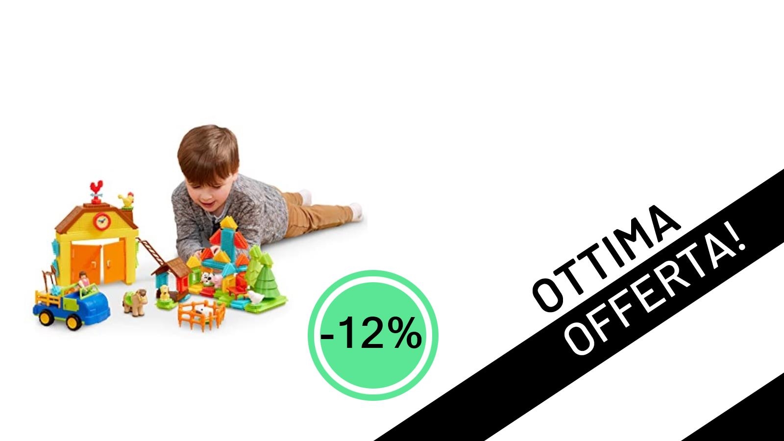 Divertimento STEM con Battat: il Playset Fattoria di Blocchi di Setola al -12%, solo 28,95€!