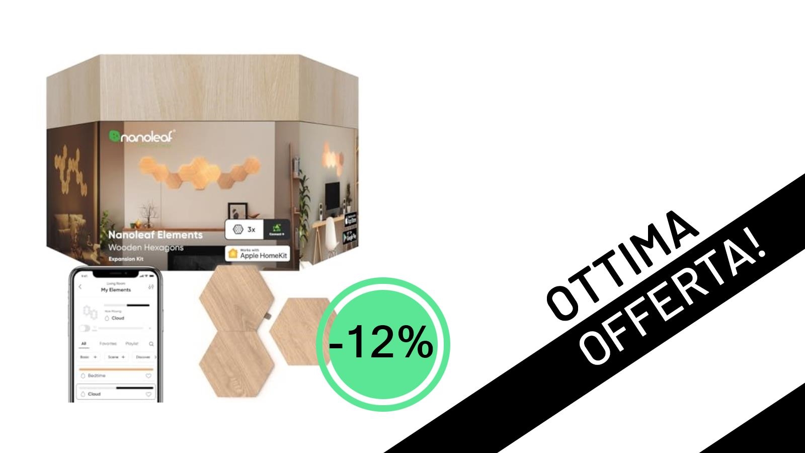 Illumina la tua casa con stile: l'espansione Nanoleaf Elements è in offerta imperdibile!