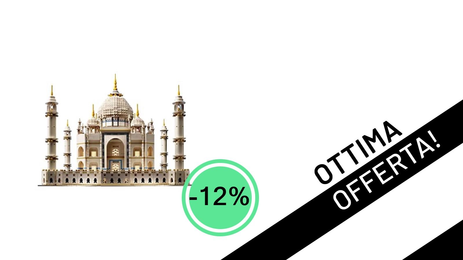 <strong>LEGO 10256 Taj Mahal</strong>: L'Iconico Capolavoro Architettonico in Offerta Scontata del <strong>12%</strong>!