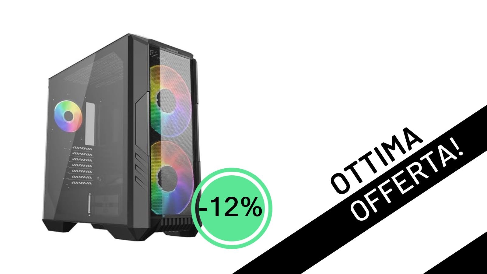 Imperdibile Offerta: Il Cooler Master HAF 500 Scende a 117,16€ con un Raffreddamento da Campione!