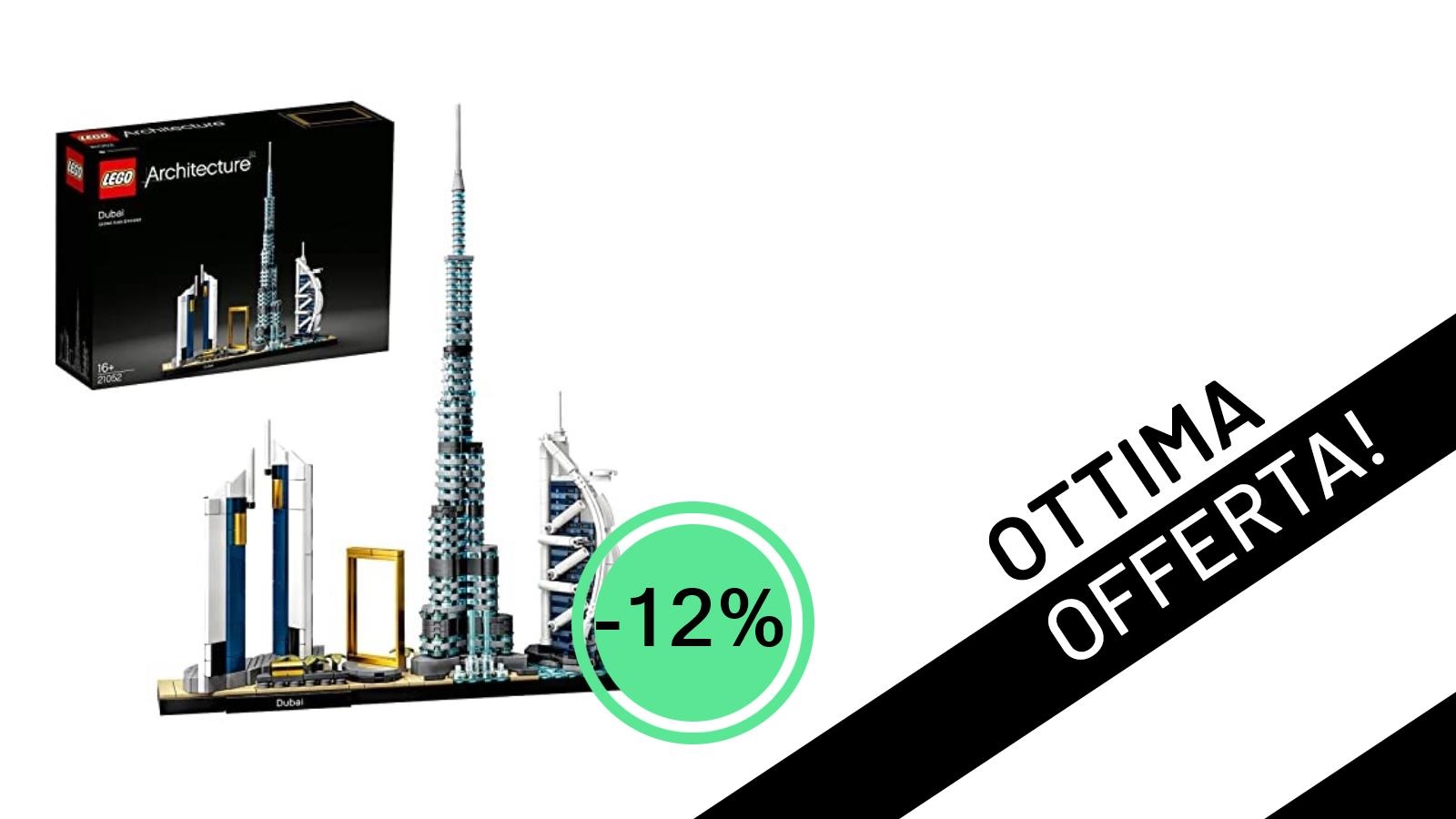 Crea la Tua Dubai: LEGO Architecture Skyline 21052 in Offerta Esclusiva al -12%!