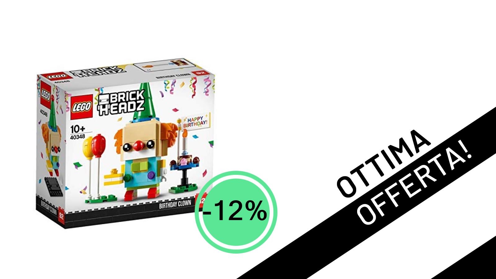 Offerta Imperdibile LEGO: Il Clown di Compleanno 40348 a soli 19,99€ con il -12% di Sconto!