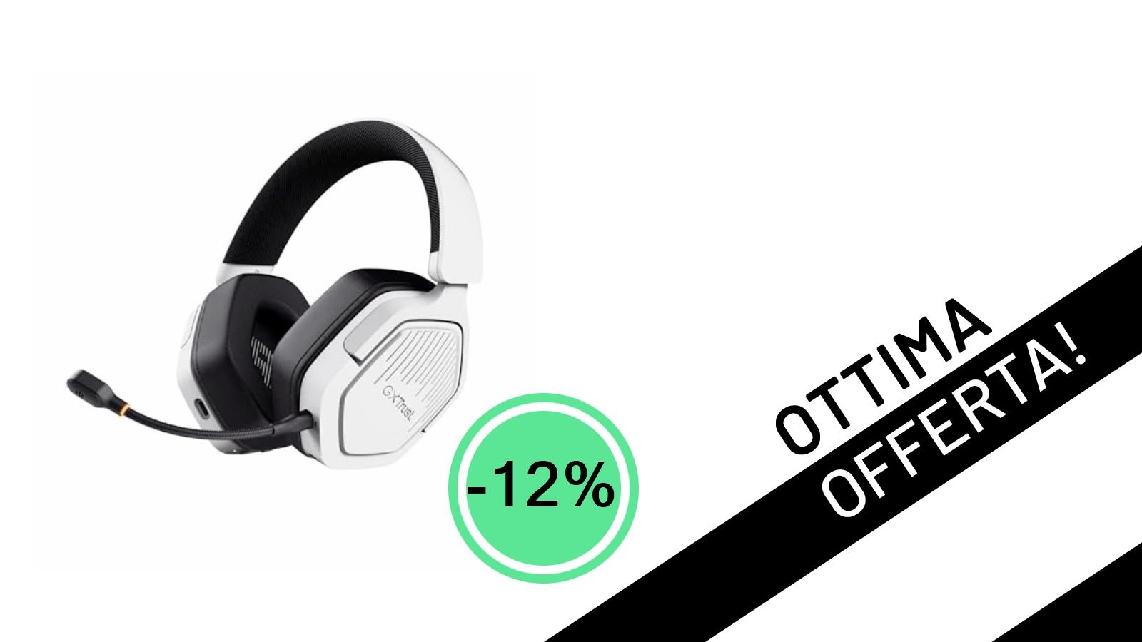 Cuffie Gaming Wireless Trust Ravox GXTrust 1493W: L'Affare Imperdibile a Soli 29,99€!