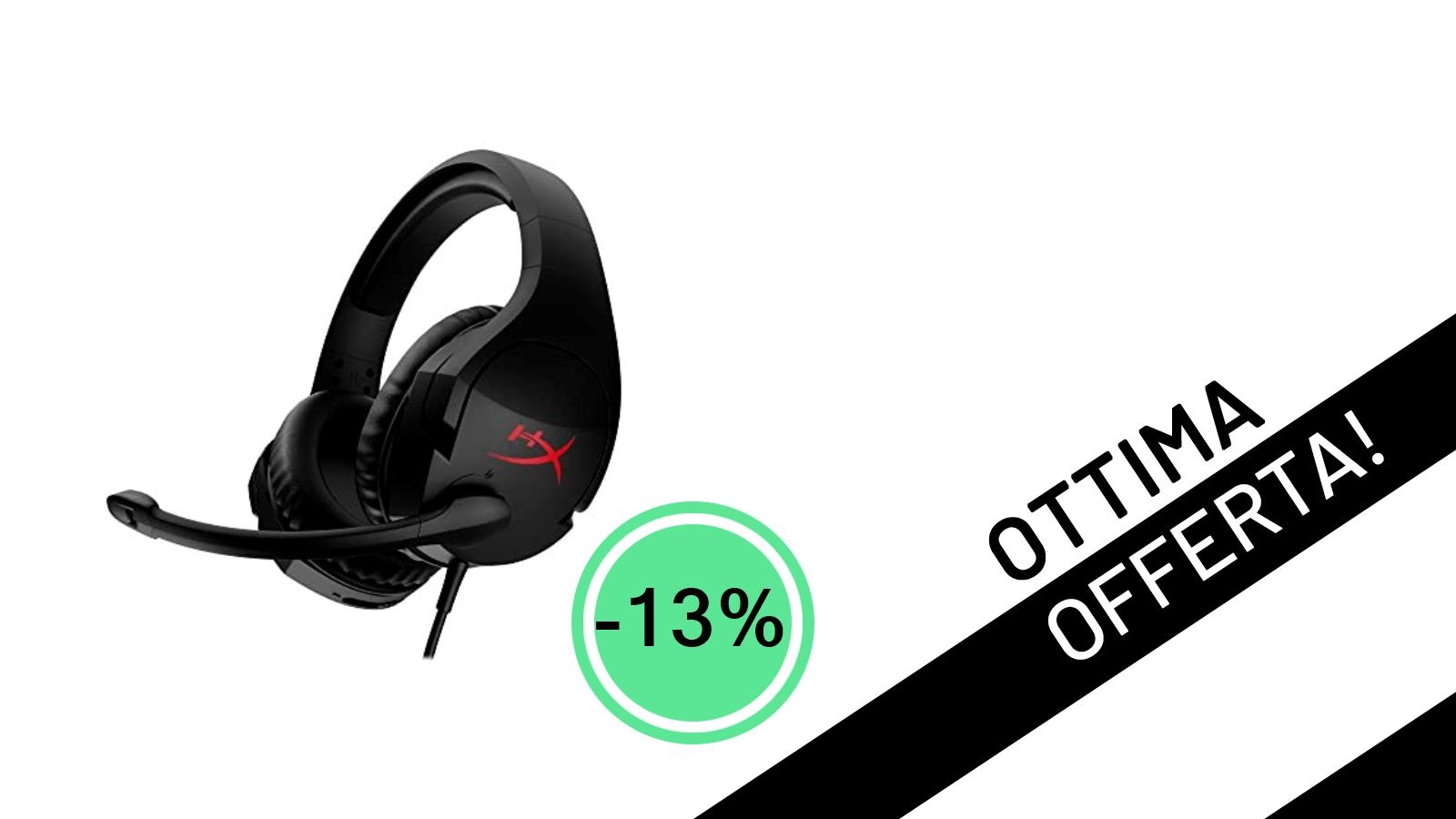 HyperX Cloud Stinger: Le Cuffie da Gaming Imperdibili Scontate del 13% a soli 41,17€!