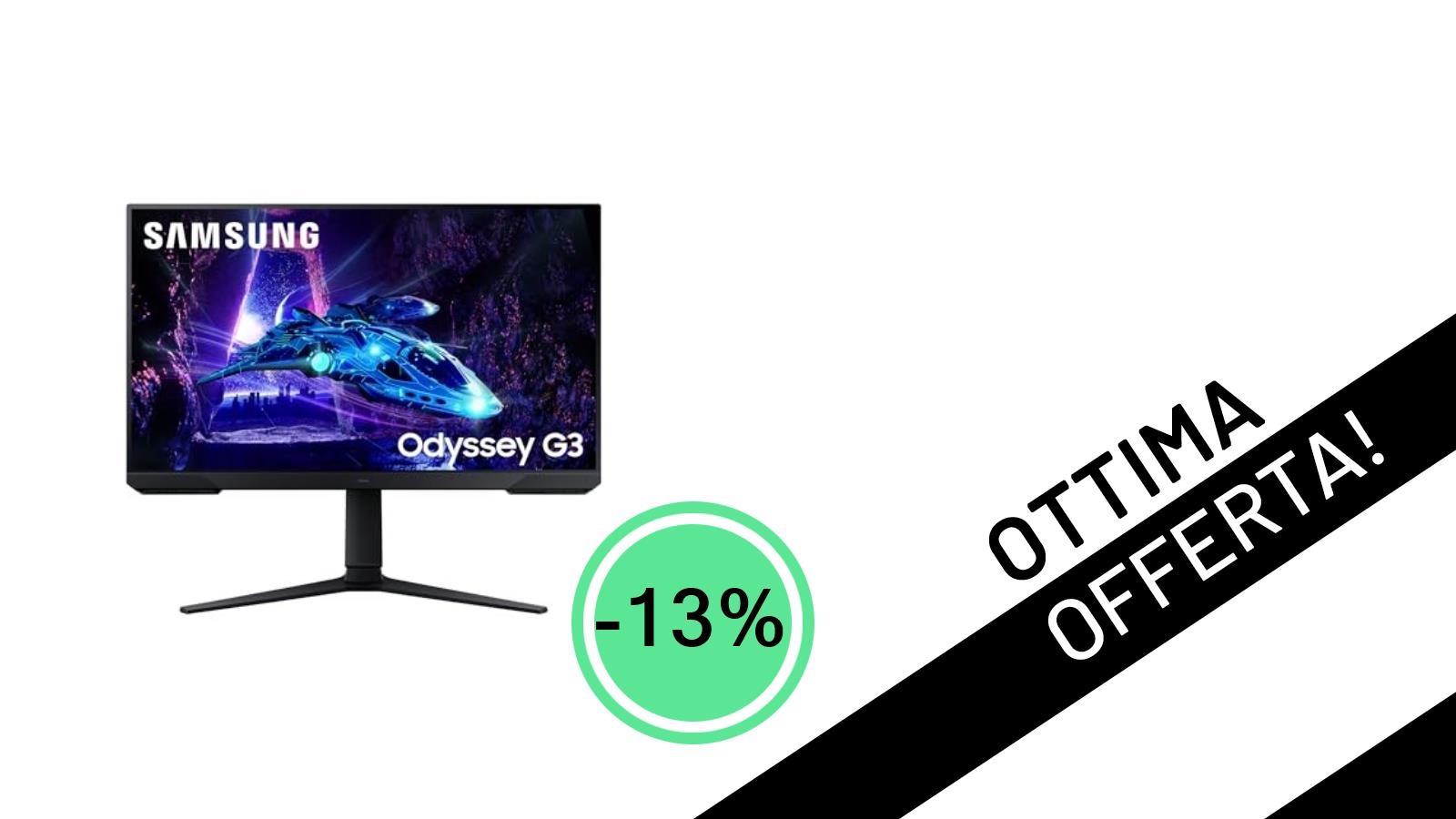 Samsung Odyssey G3: Monitor Gaming da 27" a un Prezzo Incredibile di 129,90€!