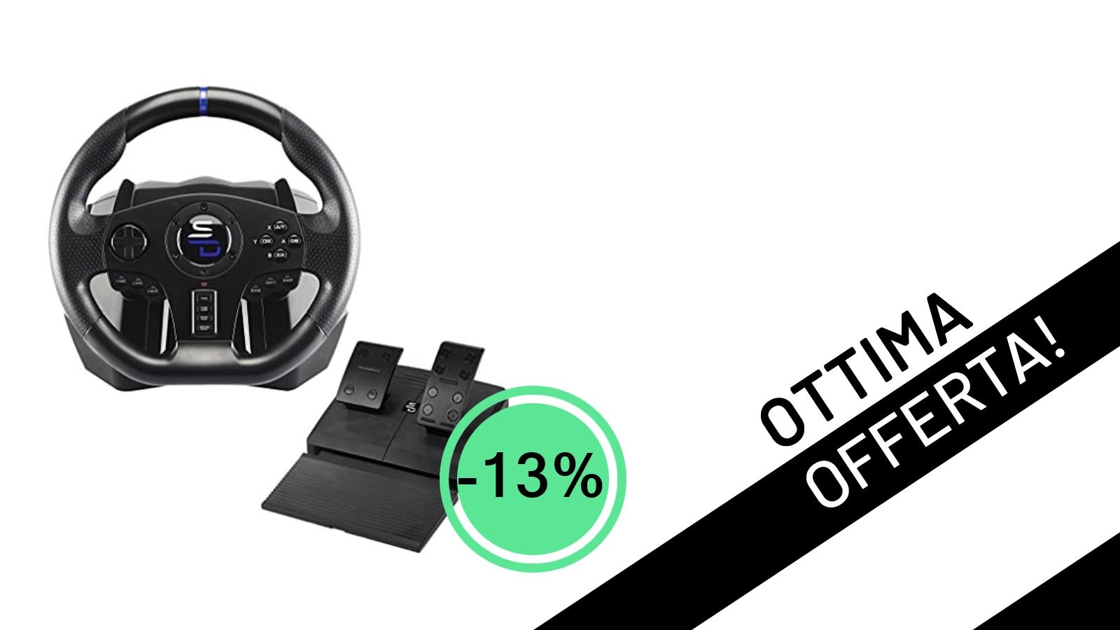Sconto Imperdibile sul Volante da Corsa SUBSONIC Superdrive SV750: Tuffati nella Gara a soli 100,21€!