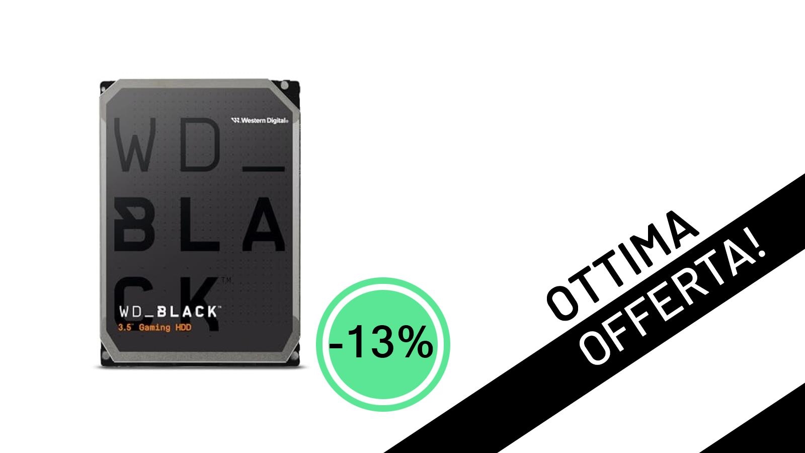 WD_BLACK 2TB: L'Hard Disk Interno da Gaming e Alte Prestazioni in Super Offerta a 105€