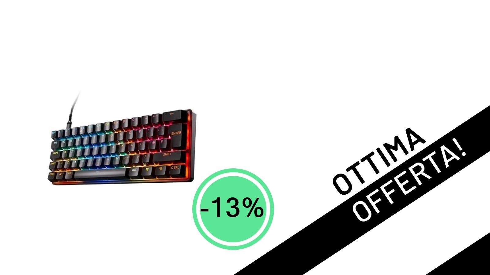 Offerta Imperdibile: La SteelSeries Apex Pro Mini Gen 3 al Minimo Storico con il 13% di Sconto!