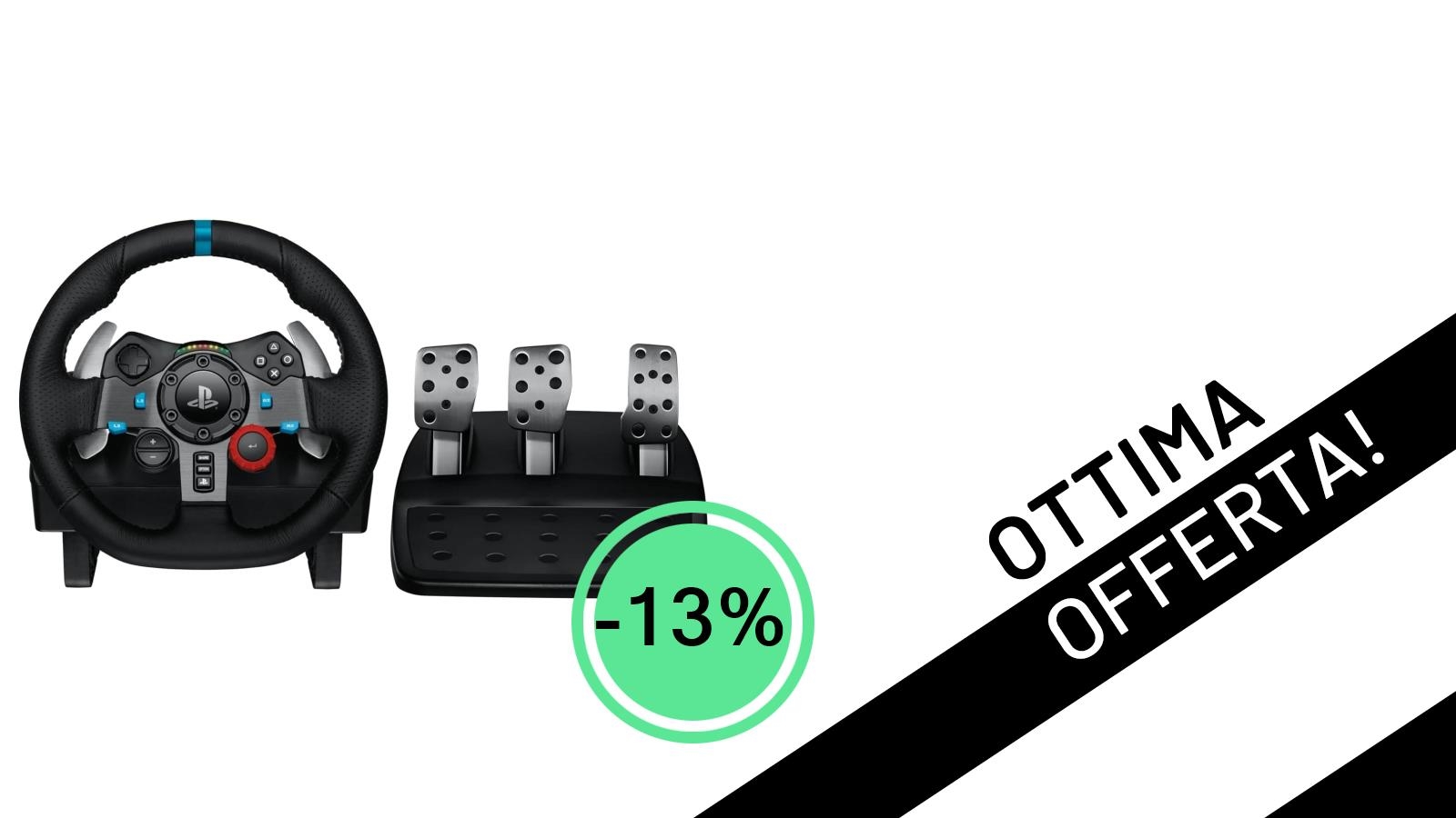 Controllo Totale su Pista: Il Volante Logitech G G29 Driving Force Scontato del 13% a soli 189,99€!