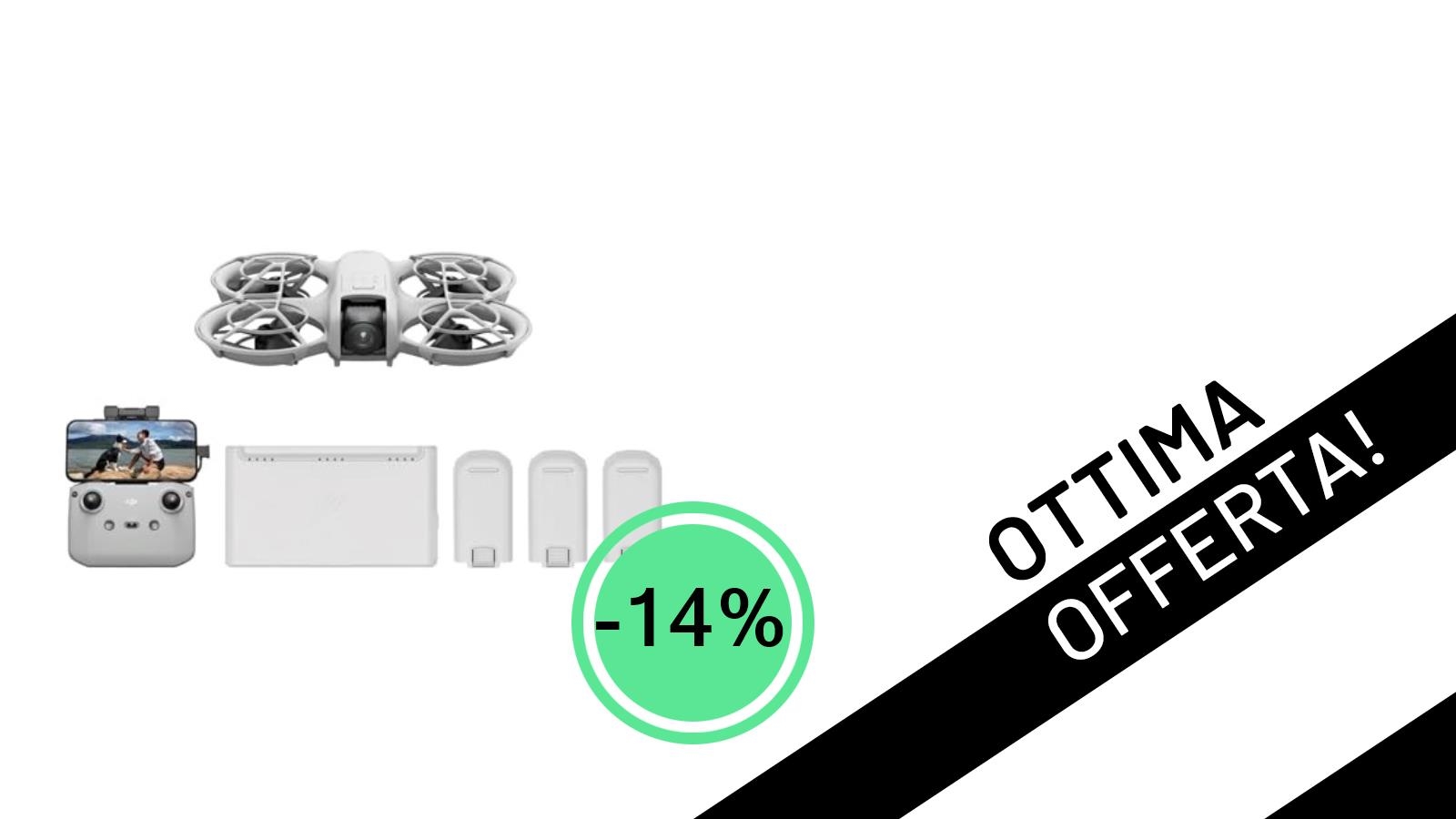 Cattura il Mondo dall'Alto: DJI Neo Combo Fly More in Offerta Imperdibile a 298,99€!