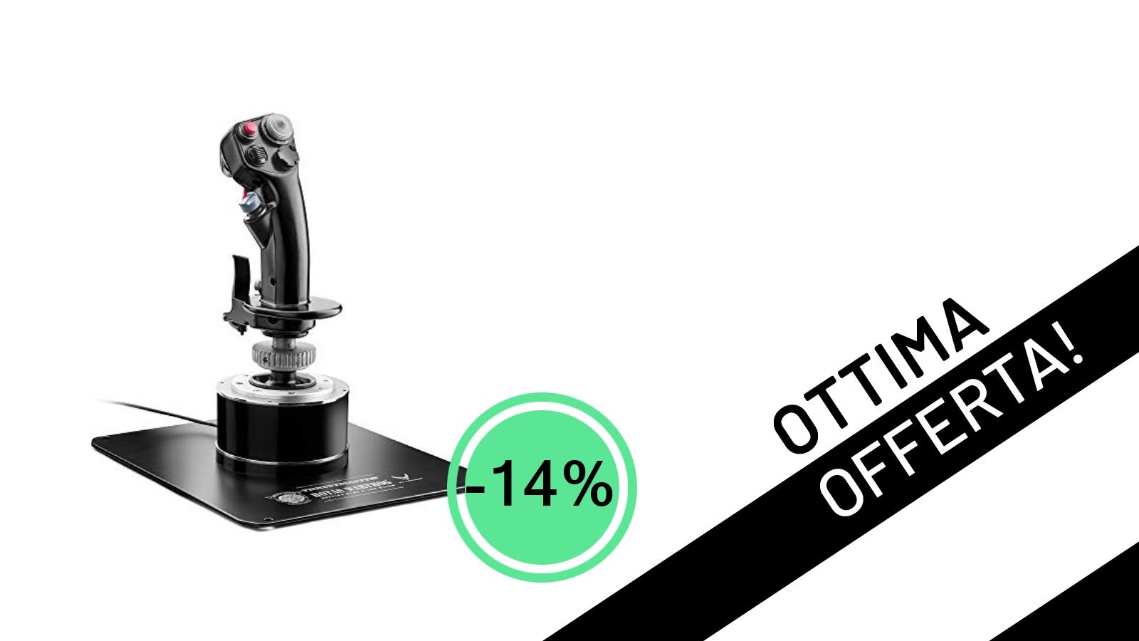Thrustmaster Hotas Warthog Flightstick: l'iconico controller per PC è in offerta a soli 283,01€!